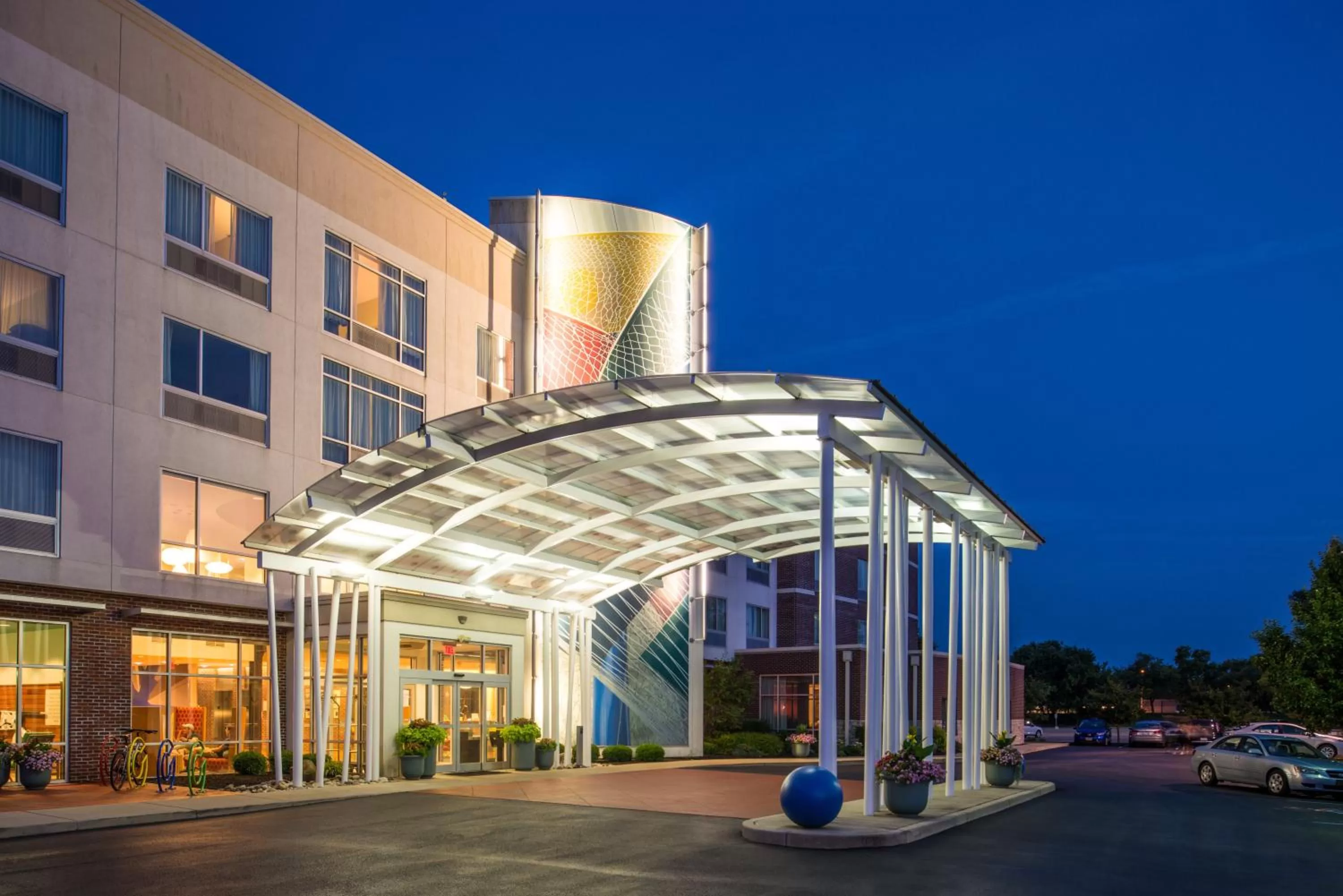 Property building in Hotel Indigo Columbus Architectural Center by IHG