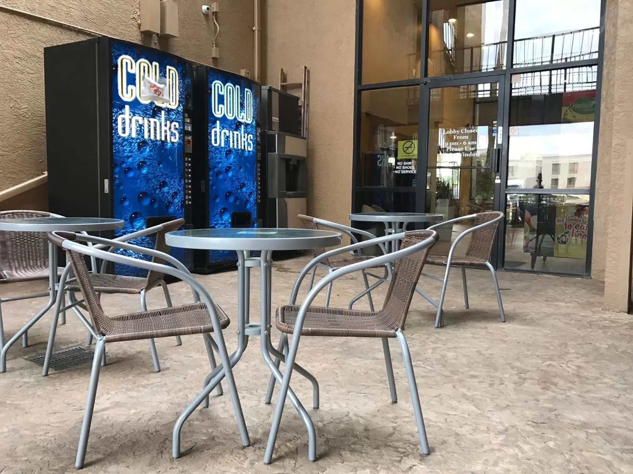 Patio in Travelers Inn - Phoenix