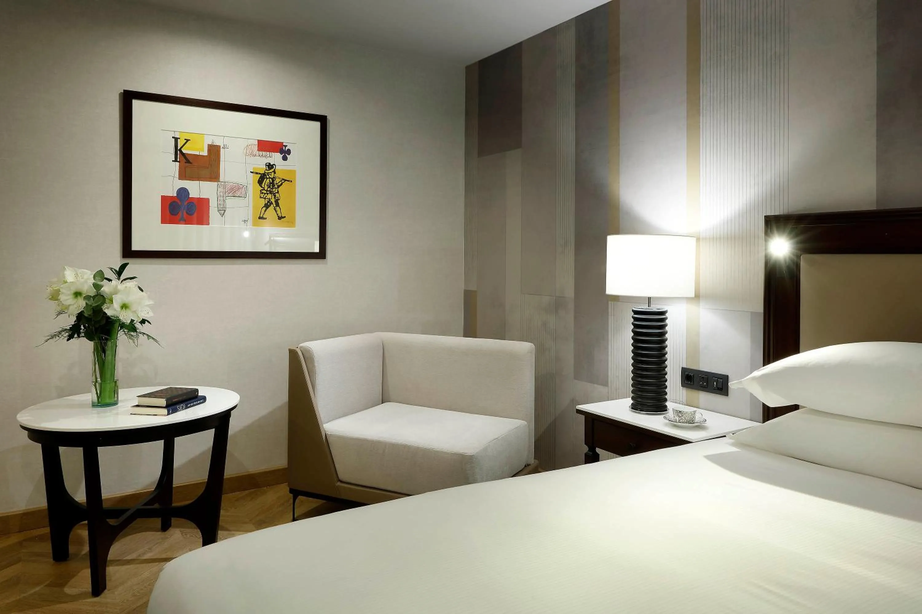 Bedroom, Bed in Hyatt Regency Hesperia Madrid
