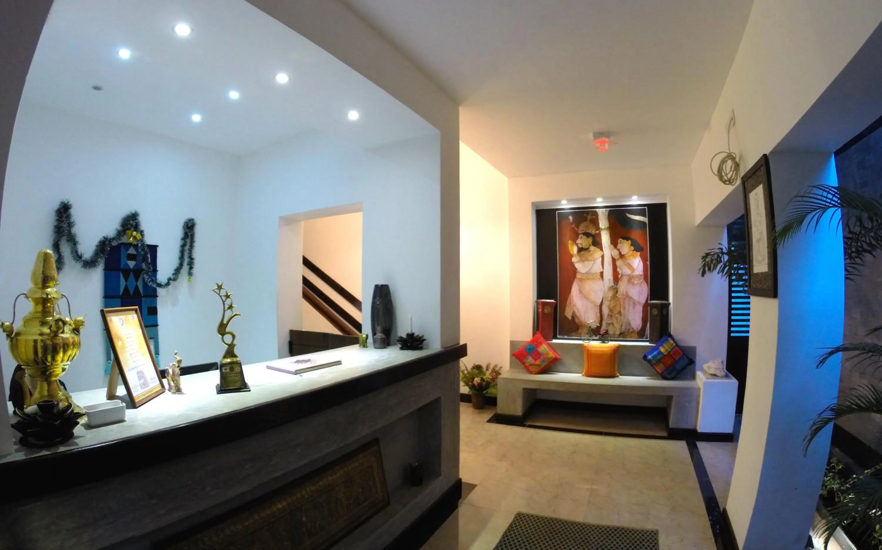 Facade/entrance in Winter Villa