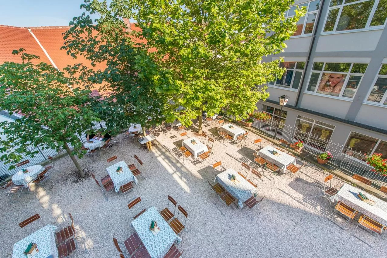 City view in Gasthof Diem