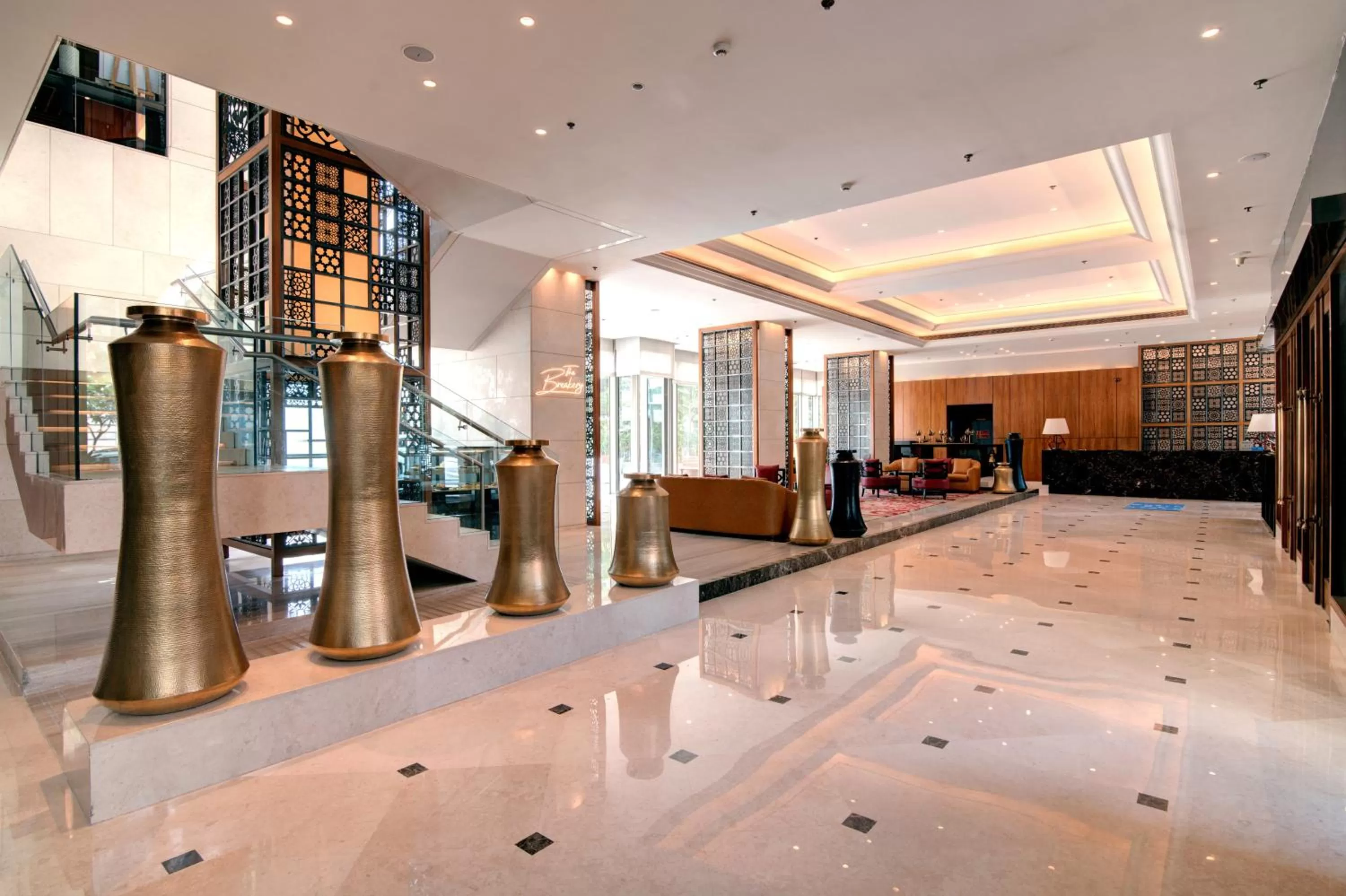 Lobby or reception in Hyatt Ahmedabad