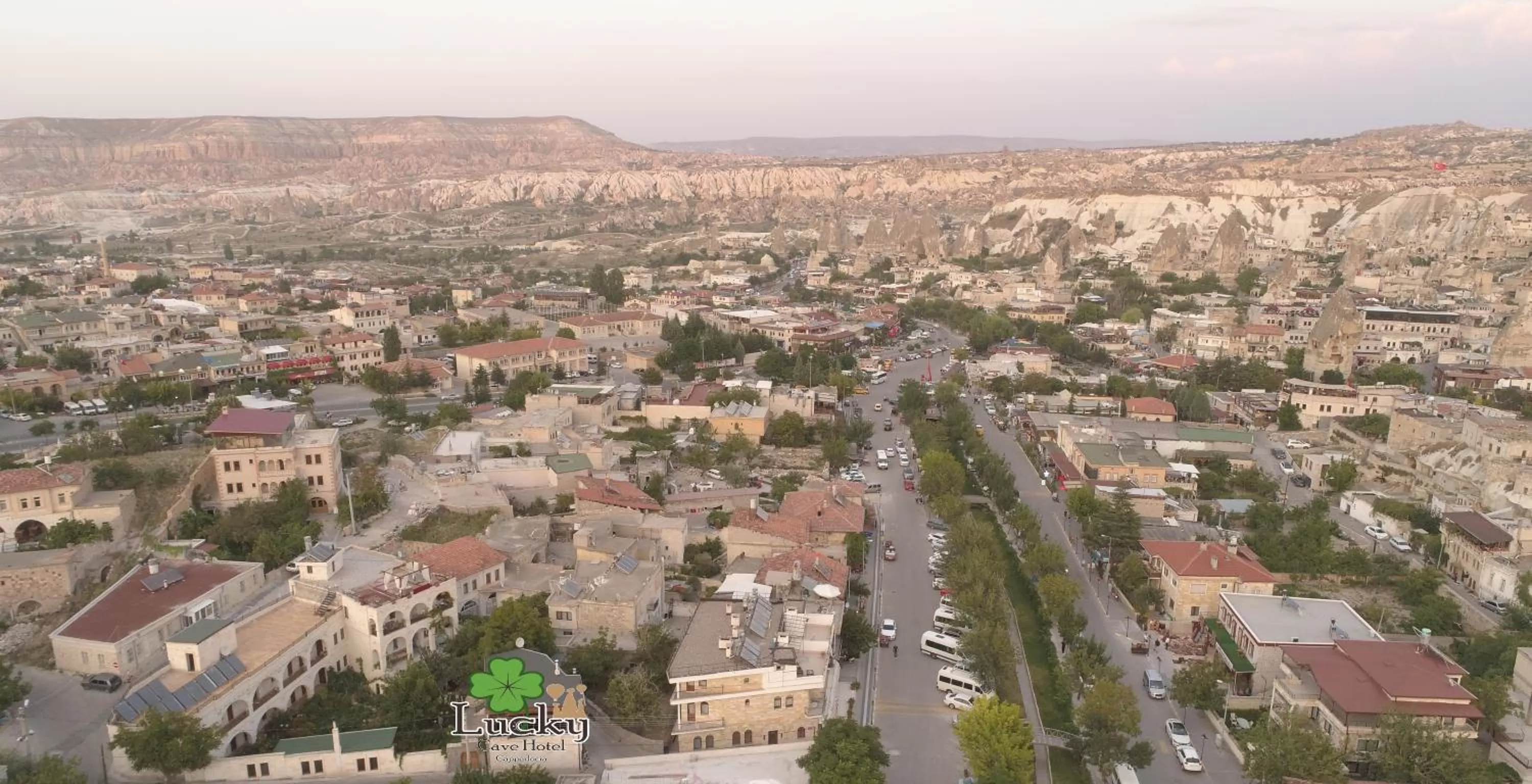 Bird's eye view in Lucky Cave Hotel Cappadocia