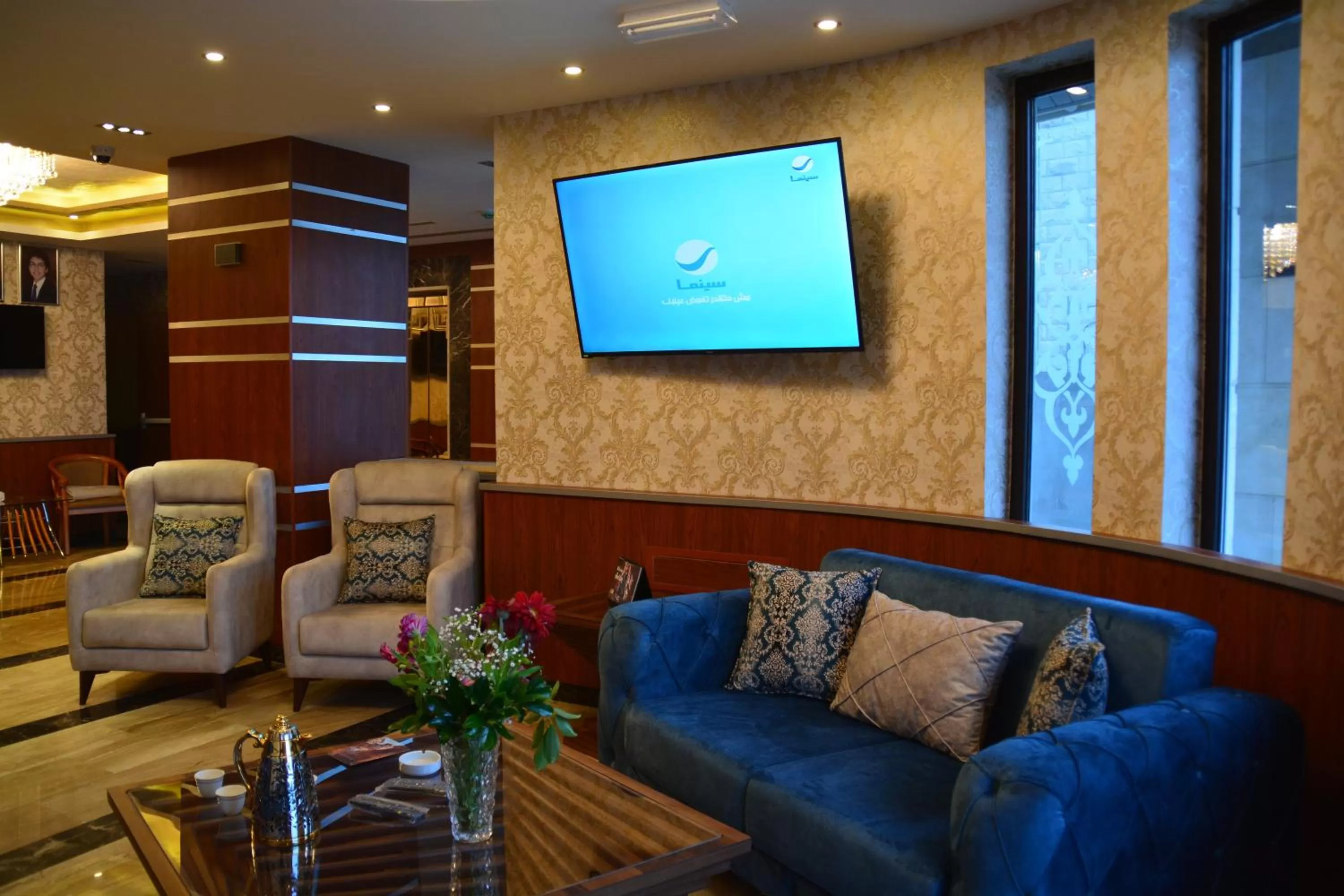 Seating area in سما عمان للشقق الفندقية Sama Amman Hotel Apartments