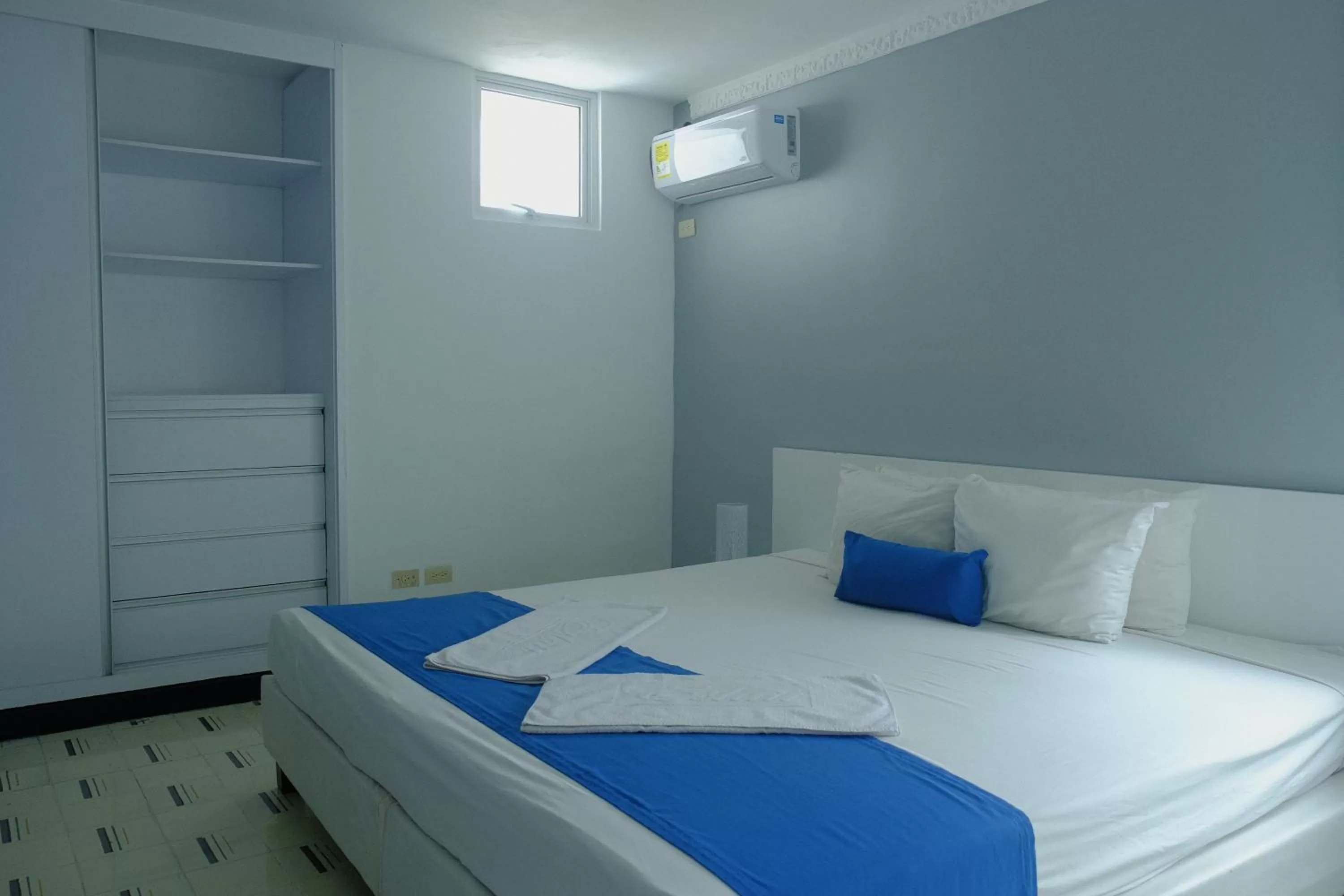 Bed in Eslait Hotel & Apartamentos