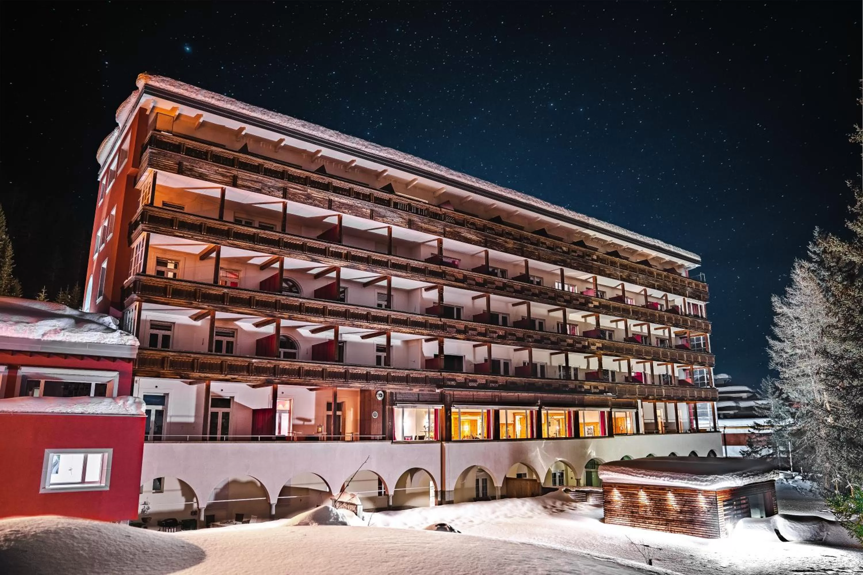 Property building in Blatter's Arosa Hotel & Bella Vista SPA