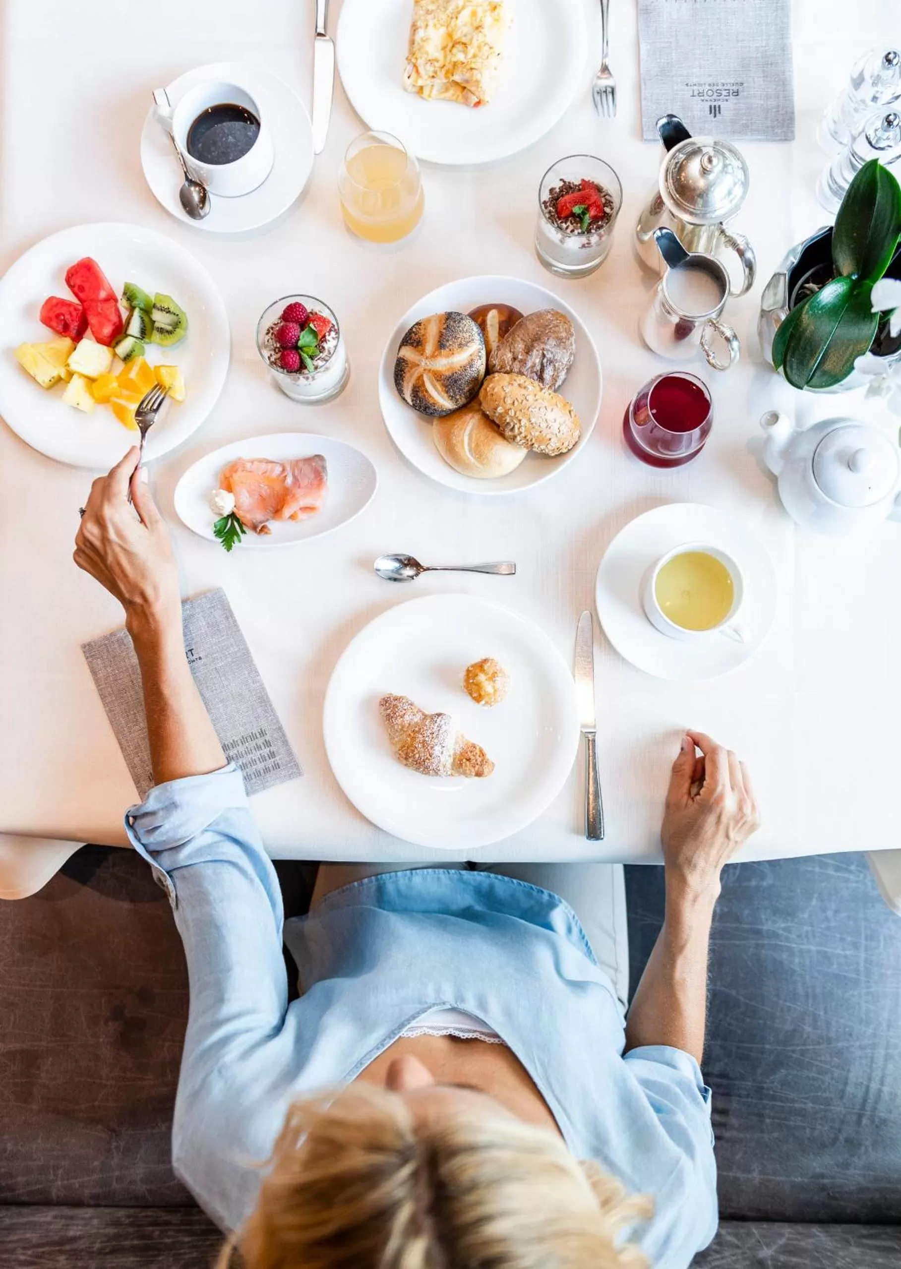 Food and drinks in Hotel Rosengarten (Schenna Resort)