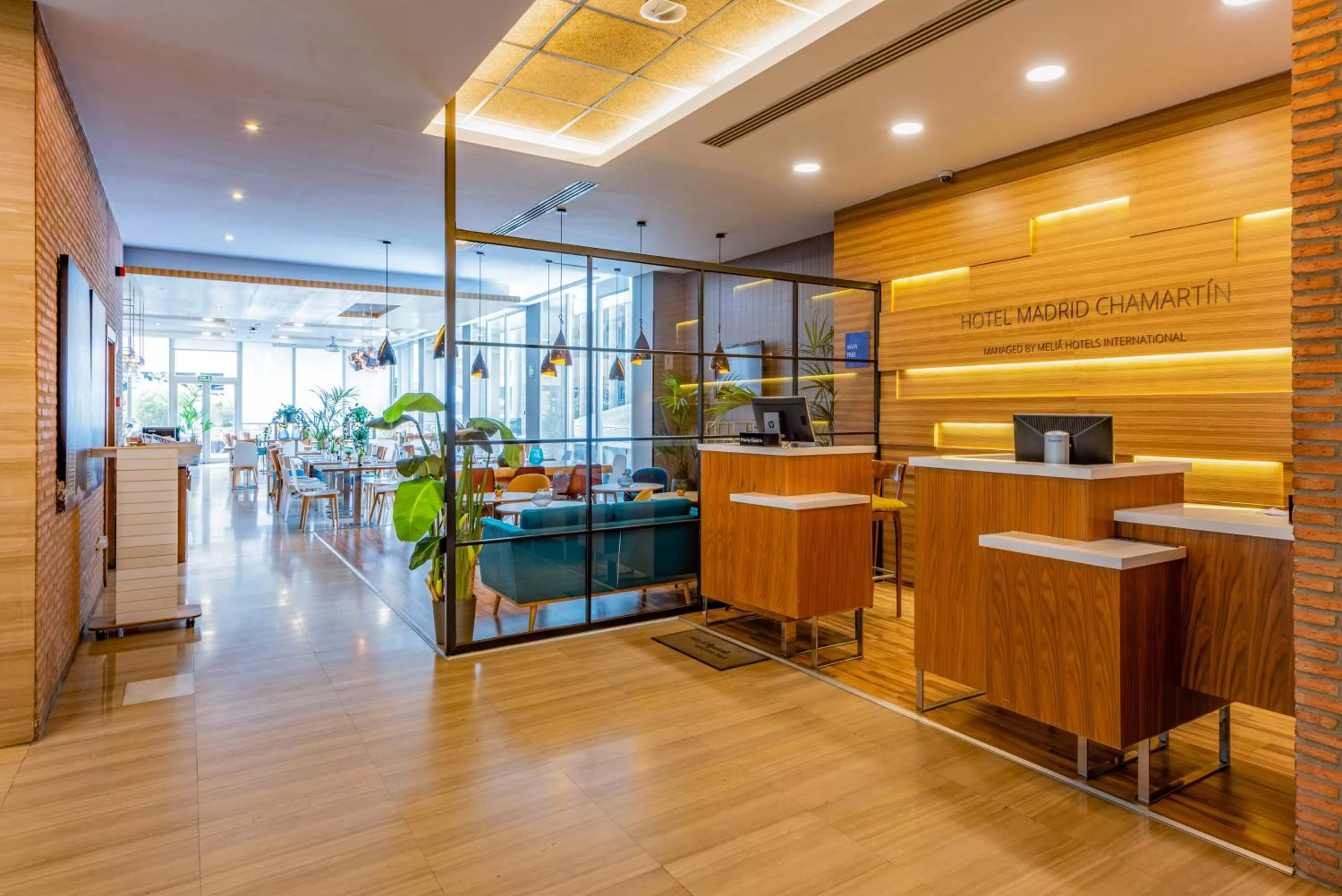 Patio in Hotel Madrid Chamartín, Affiliated by Meliá