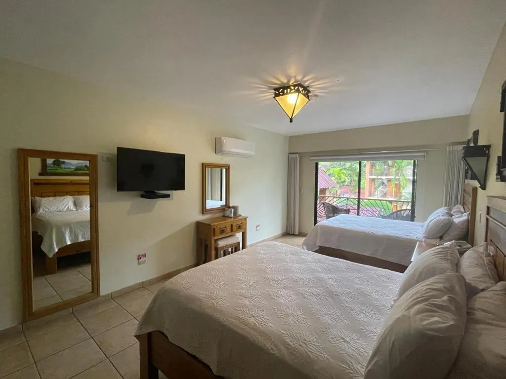 Bed in Hotel Gran Jimenoa