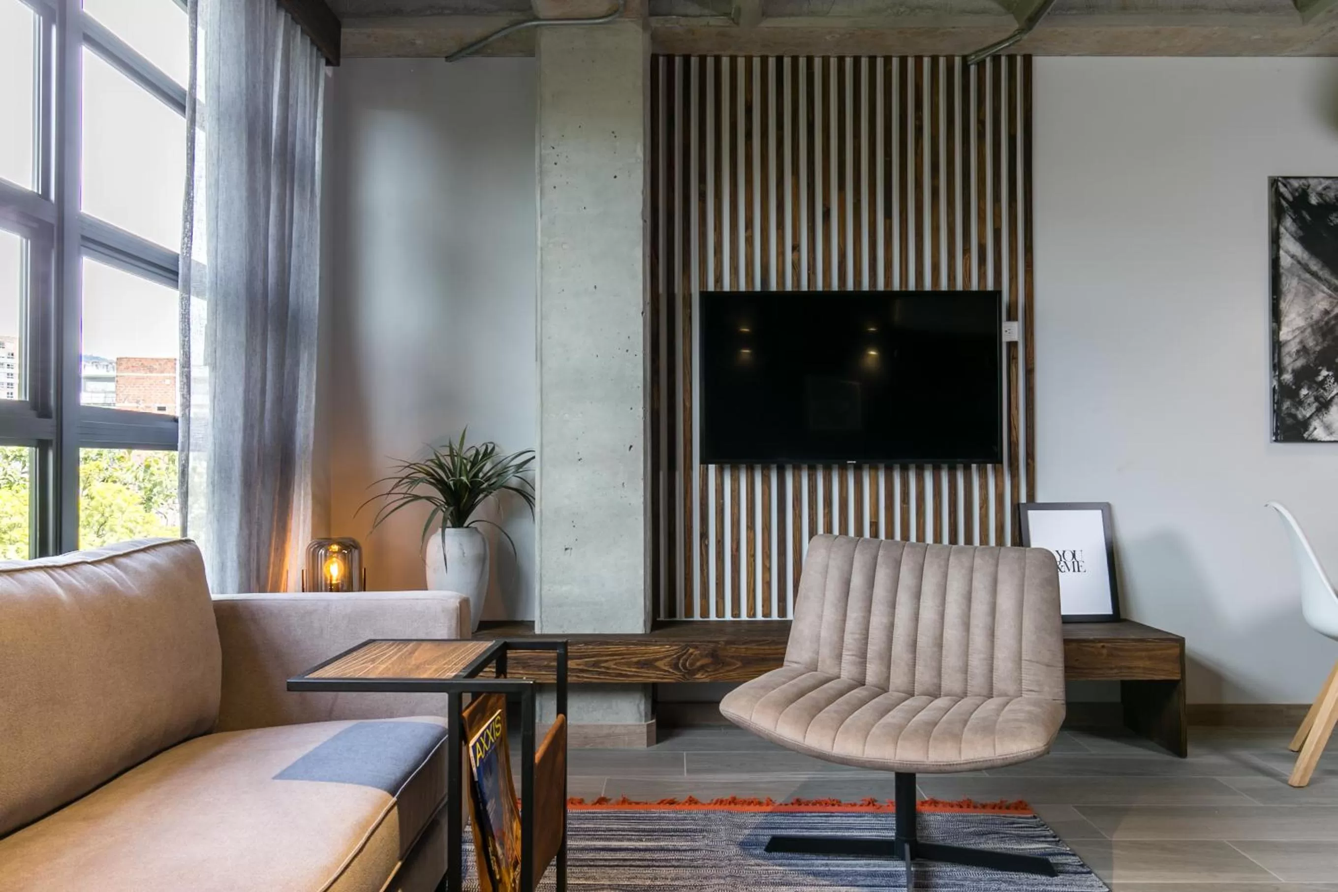 TV and multimedia in Factory Lofts Hotel