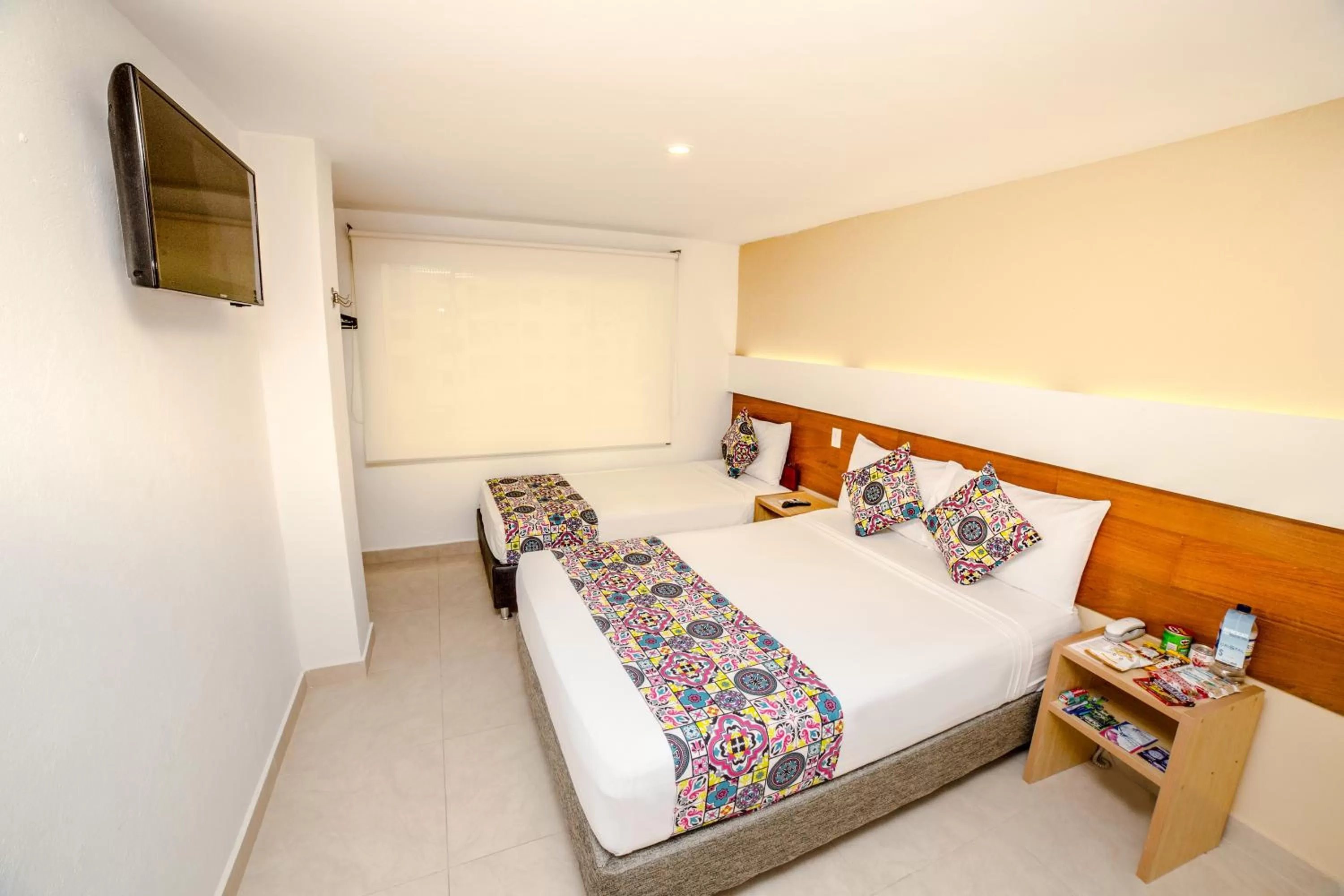 Bed in Hotel Portobahia Santa Marta Rodadero