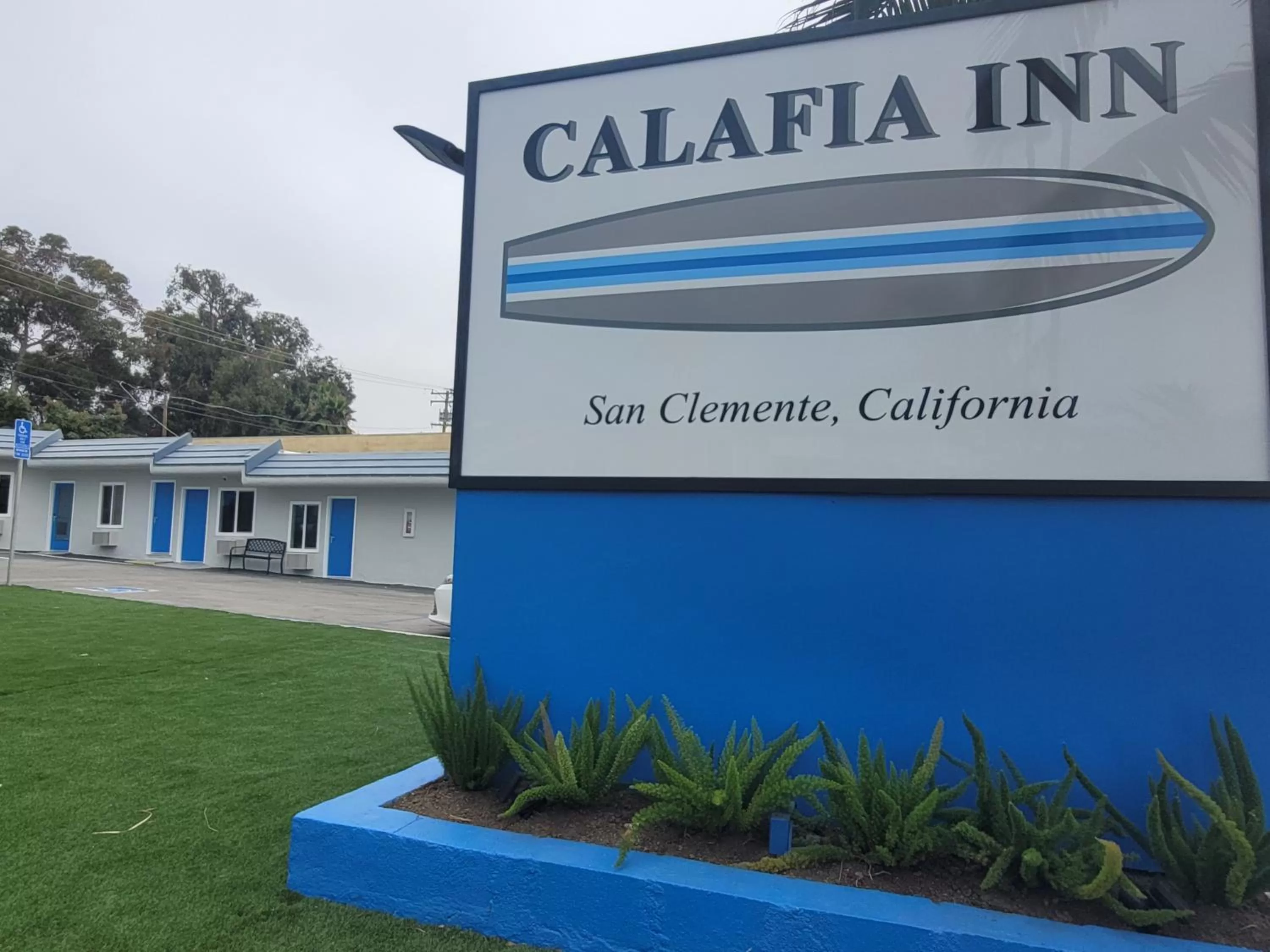 Property logo or sign in Calafia Inn San Clemente Newly renovated