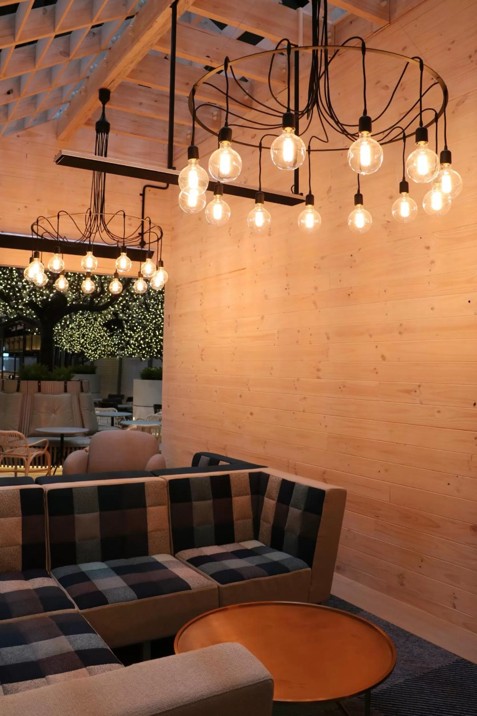 Seating area in Ovolo Sydney Woolloomooloo, a Wyndham Hotel