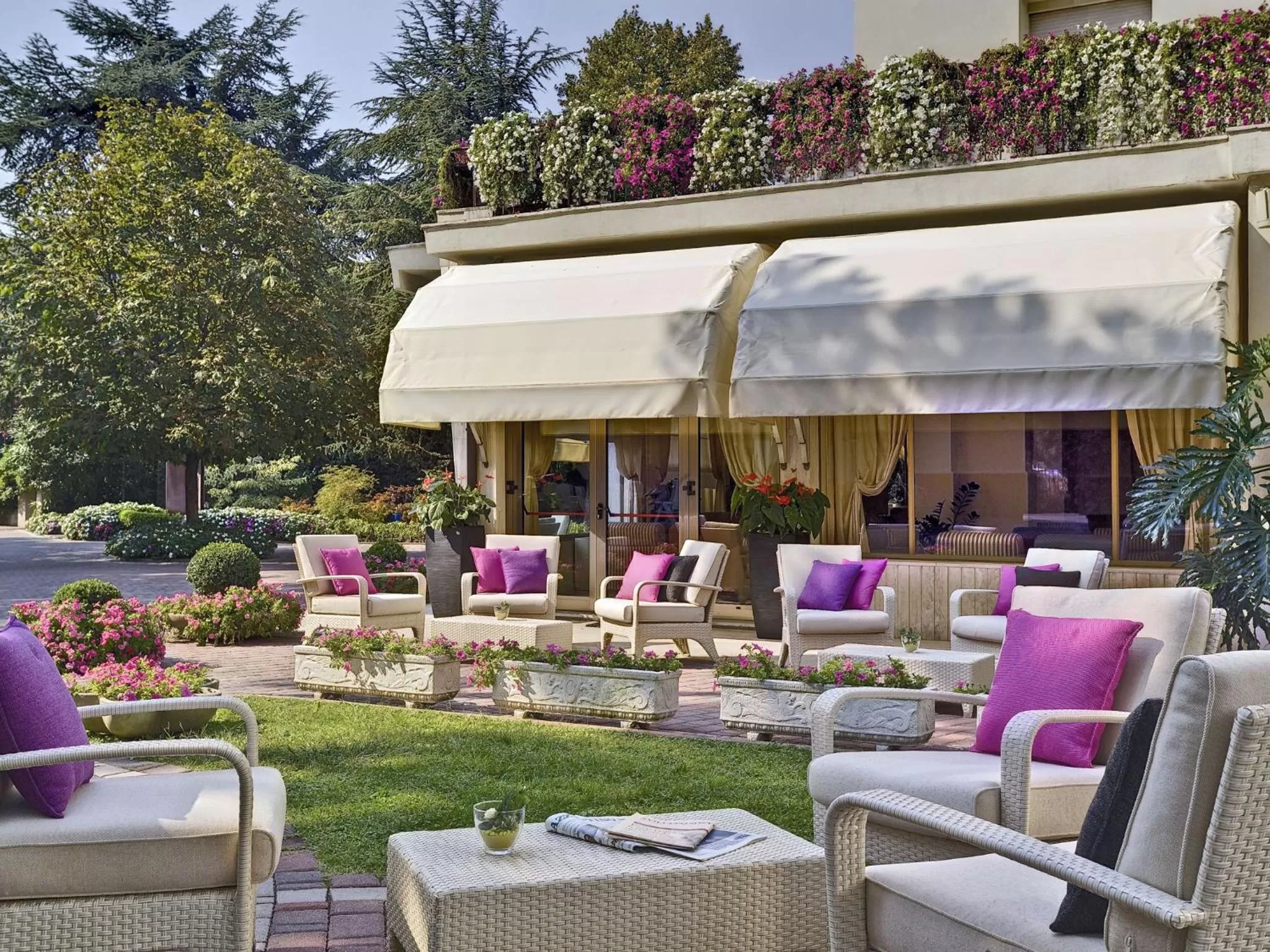 Facade/entrance in Hotel Eliseo Terme