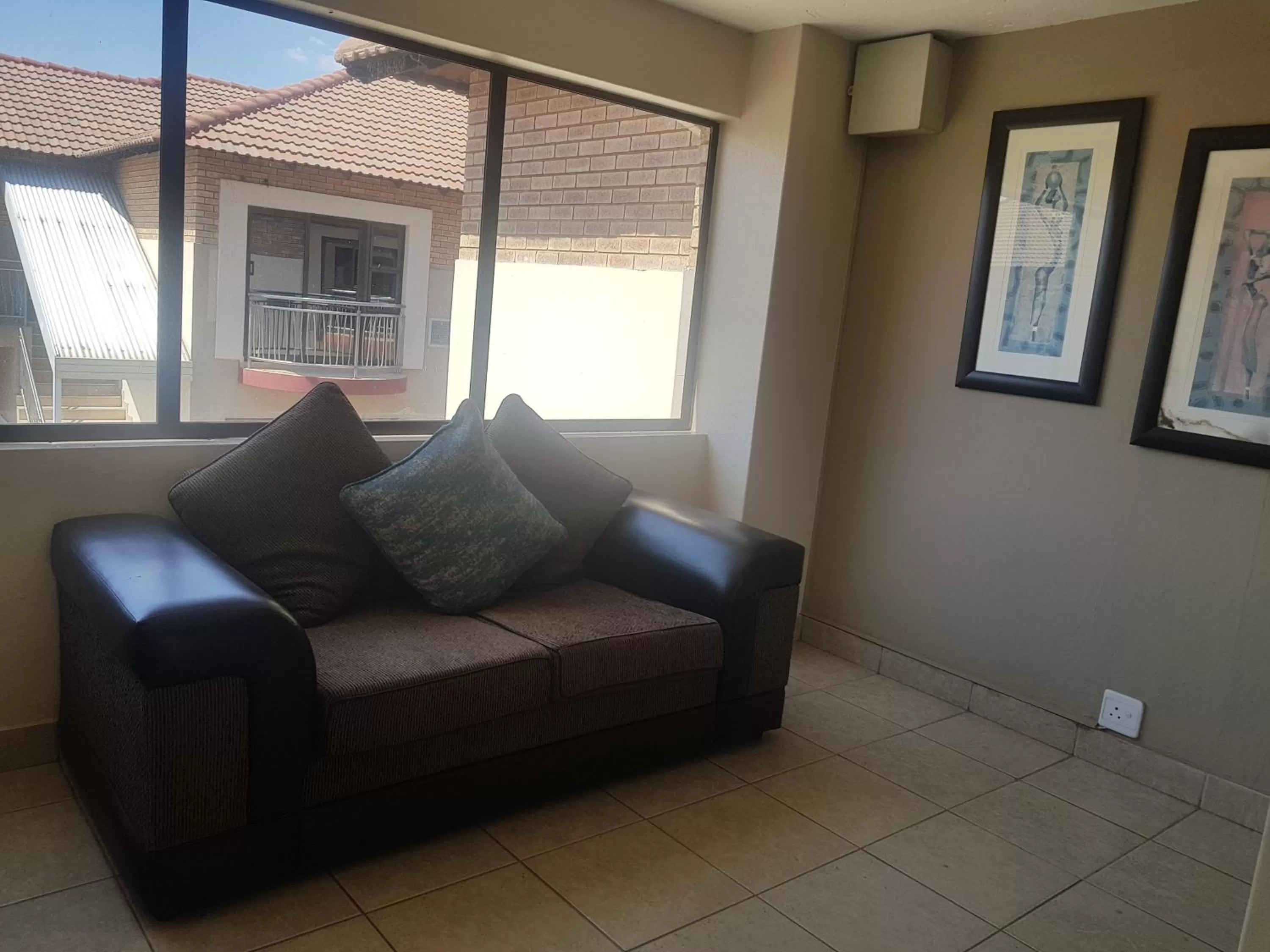 Seating area in Europrime Hotel