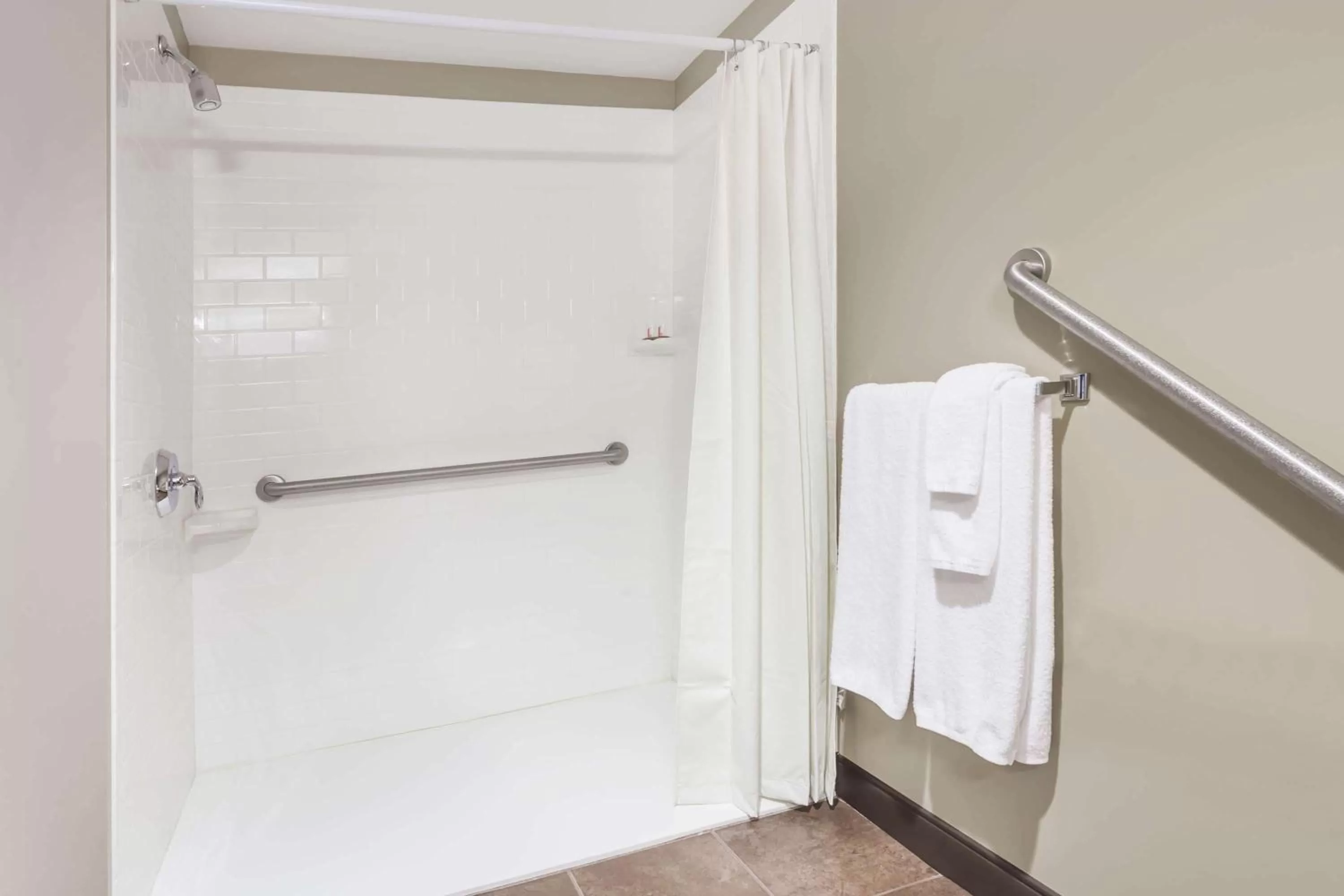 Bathroom in Microtel Inn & Suites by Wyndham - Timmins