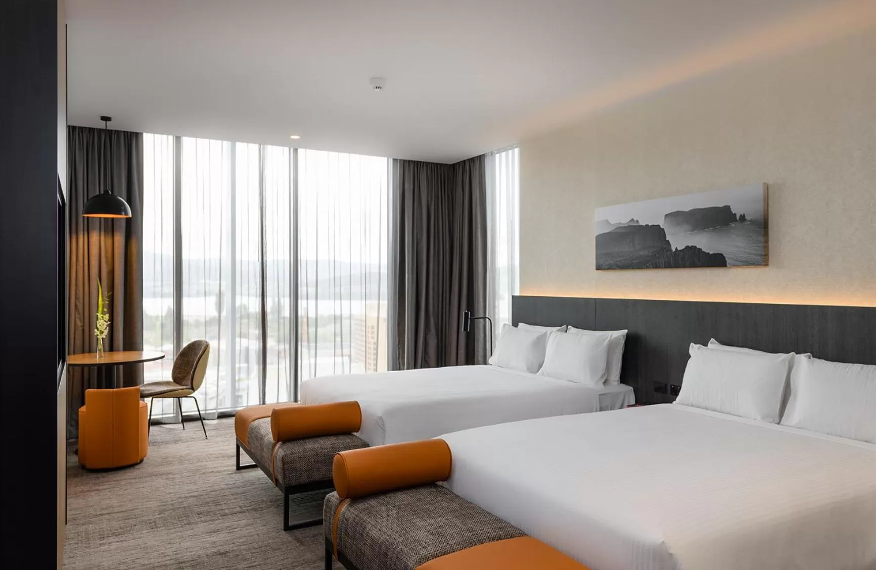 Bedroom, Bed in Mövenpick Hotel Hobart