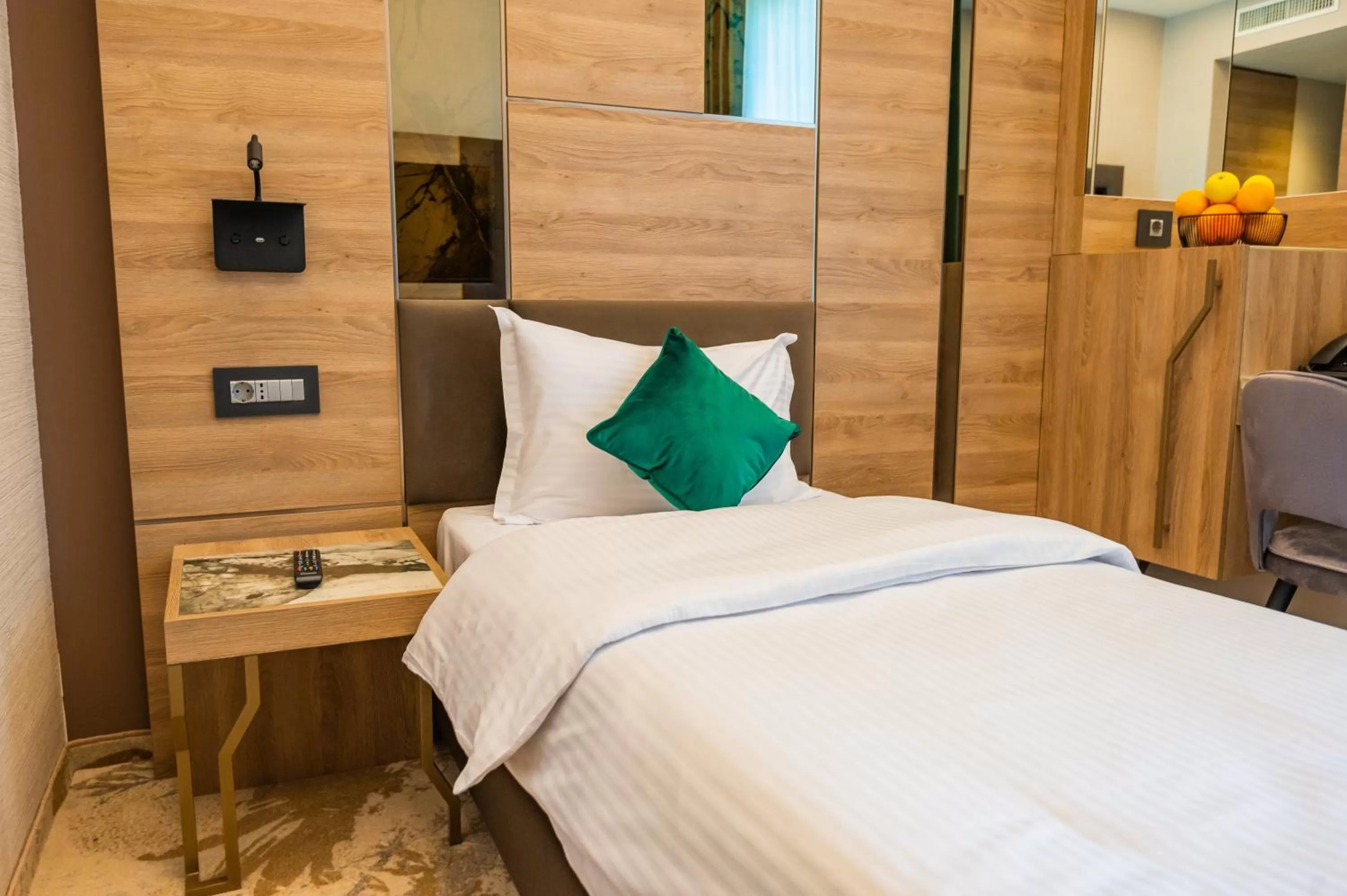 Bed in Hotel Codrişor