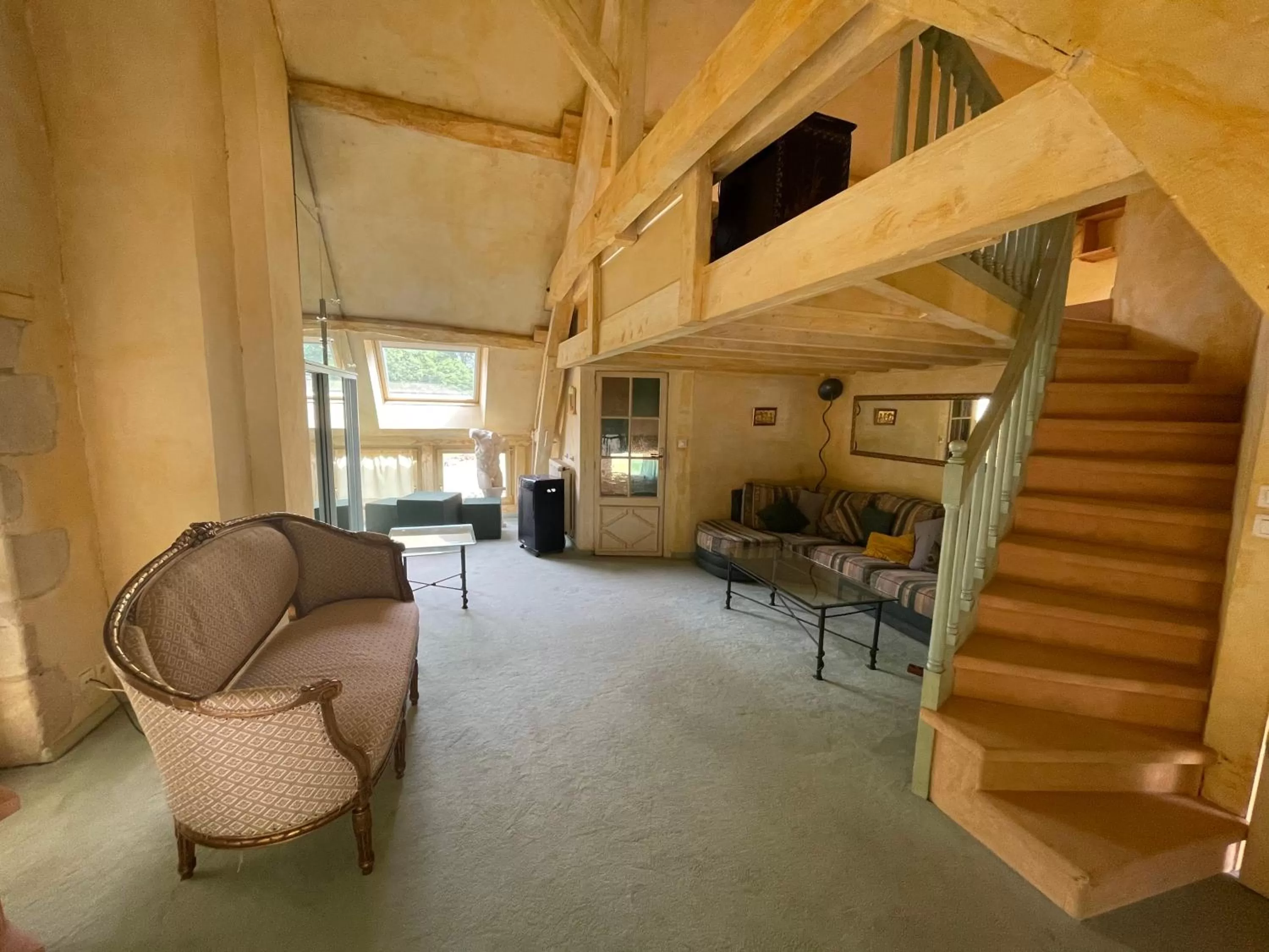 Seating area in Manoir de la Rémonière