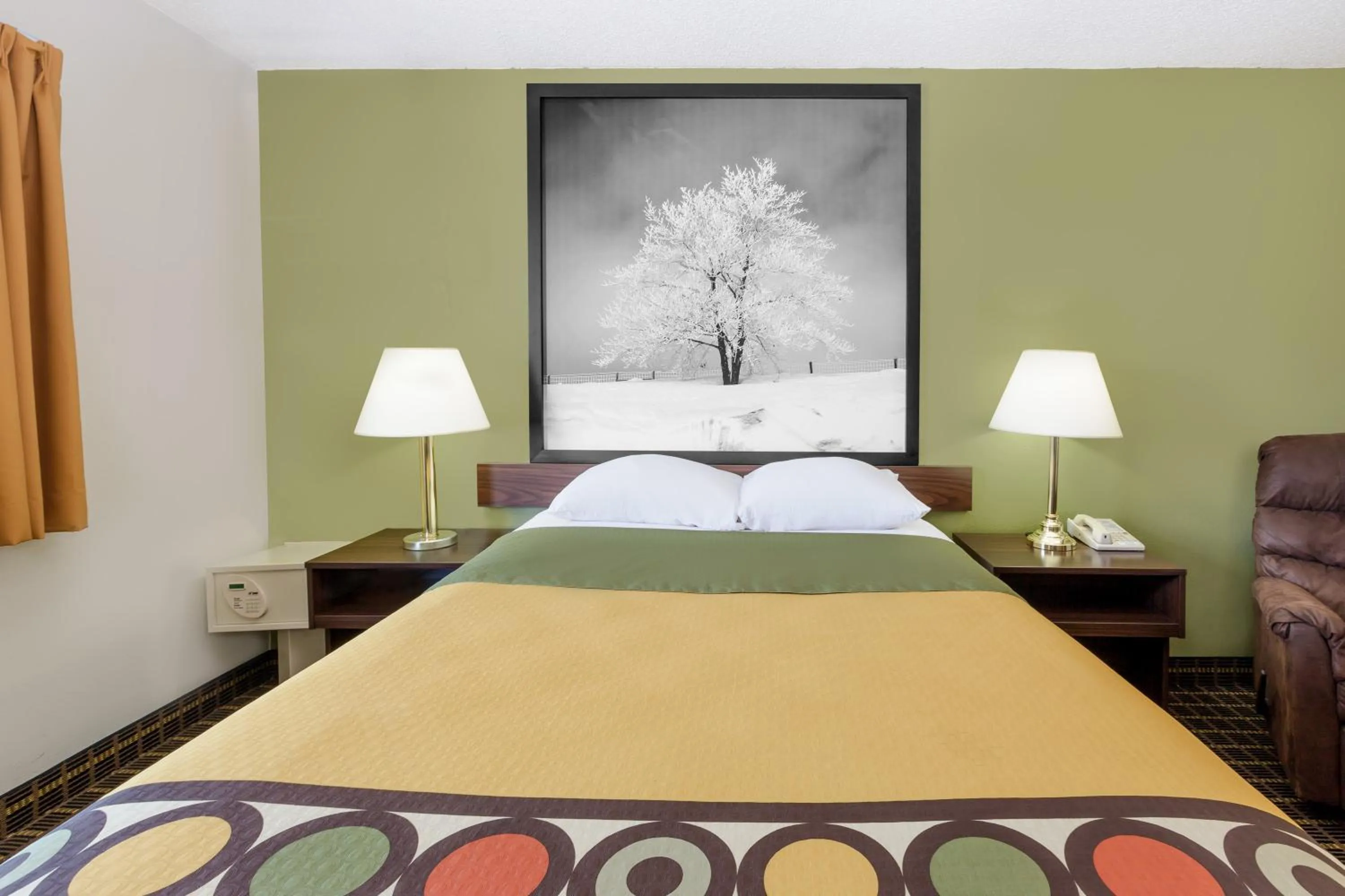 Bed in Super 8 by Wyndham Norfolk