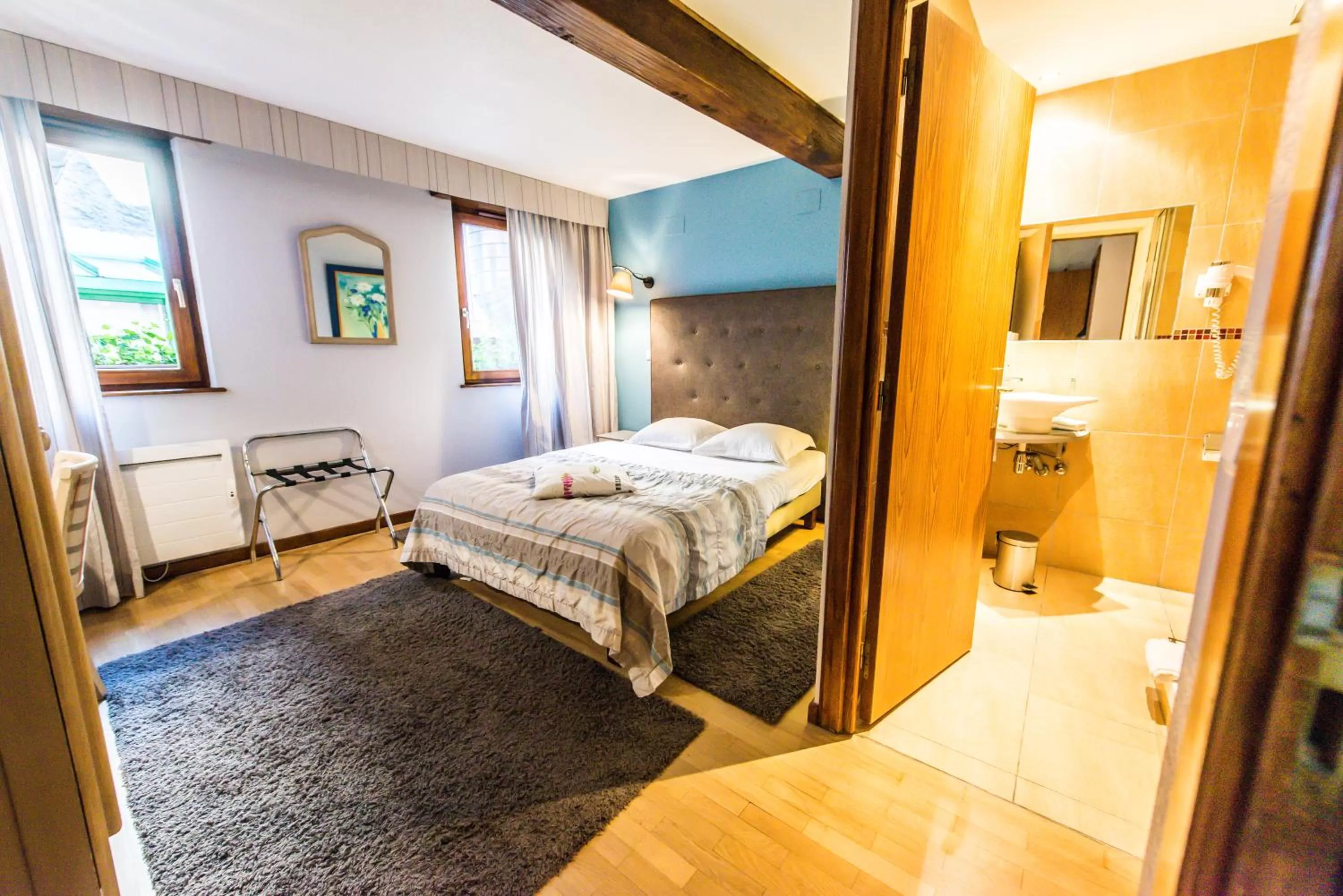 Bed in Hôtel Au Lion