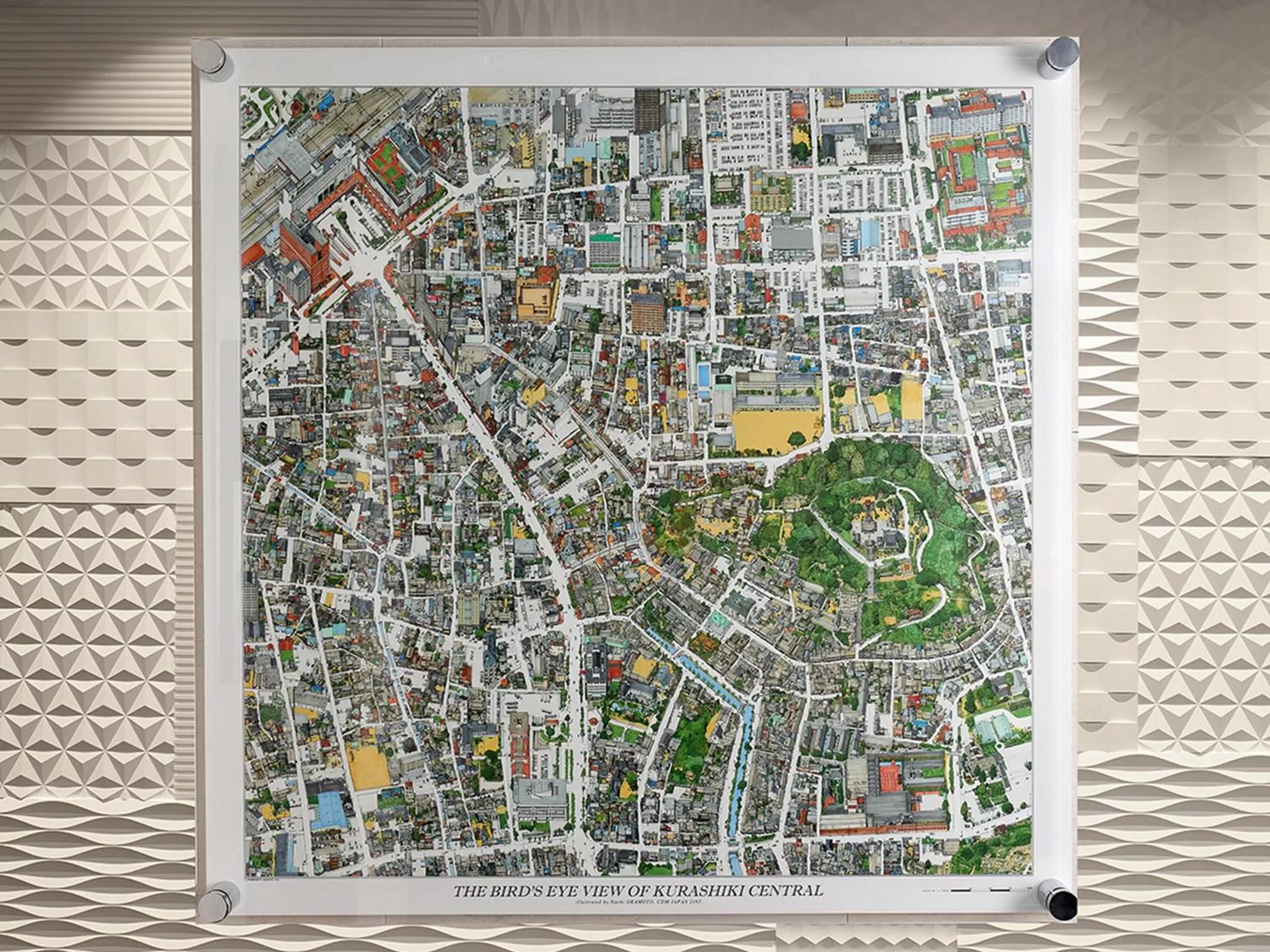 Decorative detail in Kurashiki Station Hotel