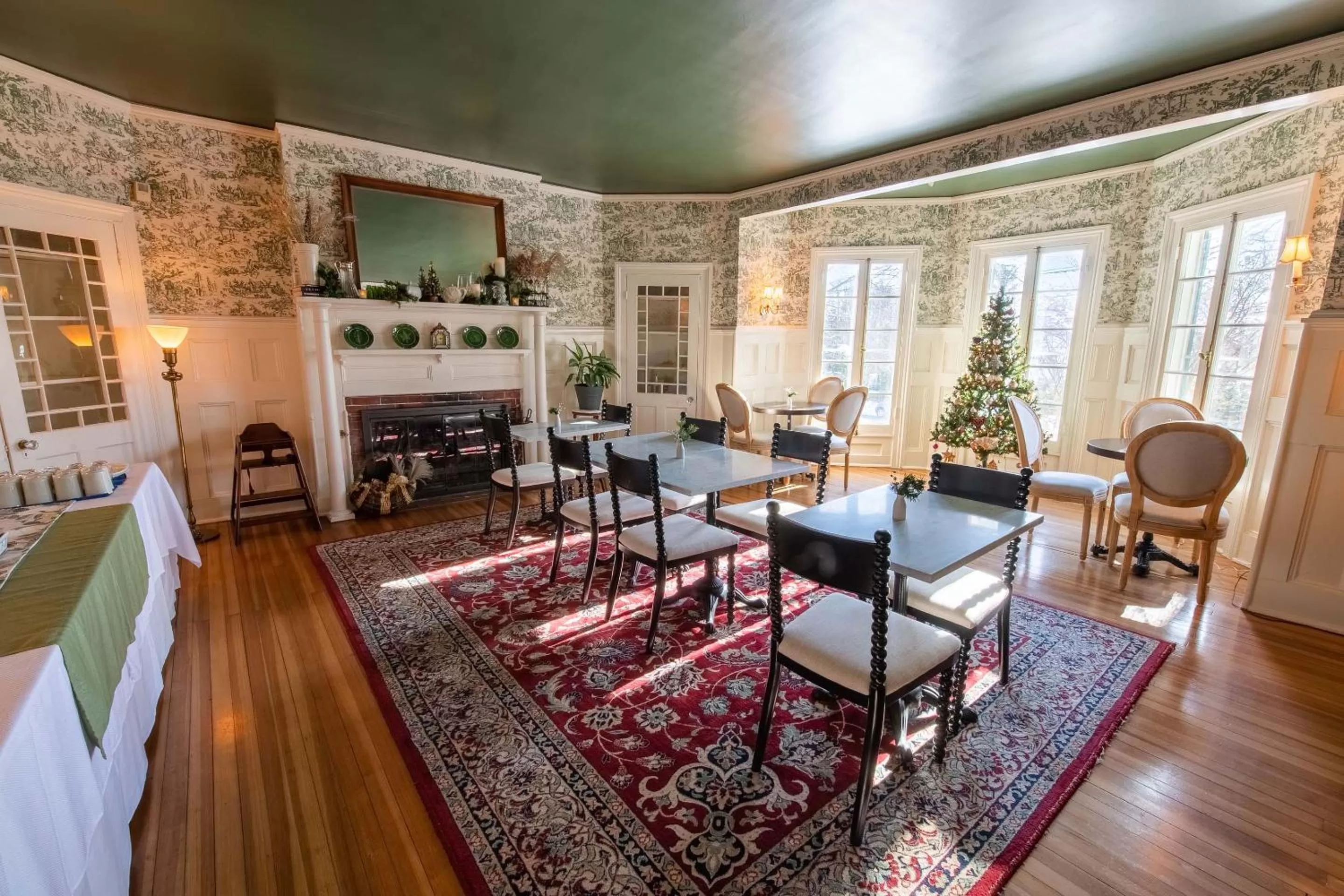 Seating area in The Dewey by The Lenox Collection