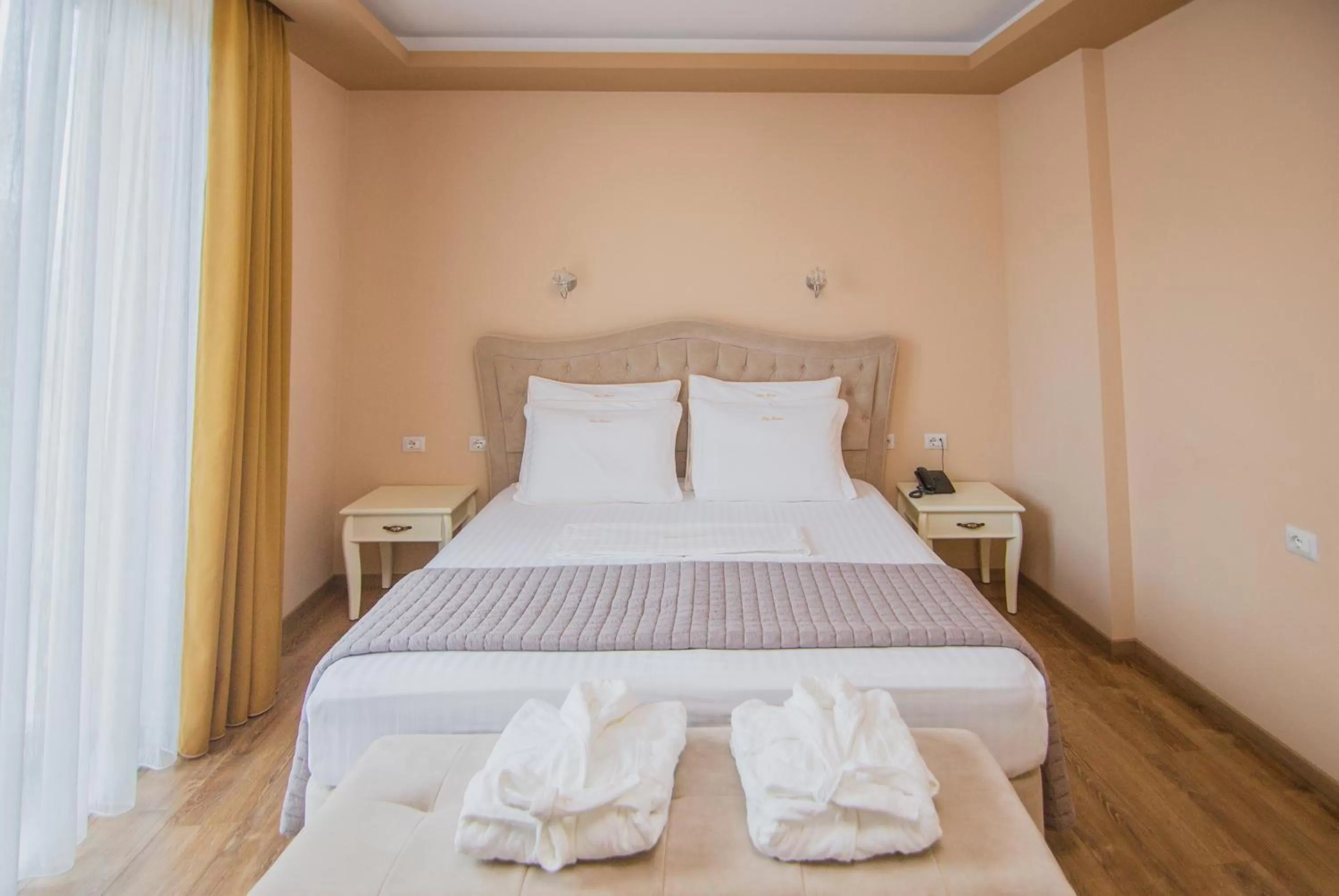 Bed in Christi's Hotel Borova