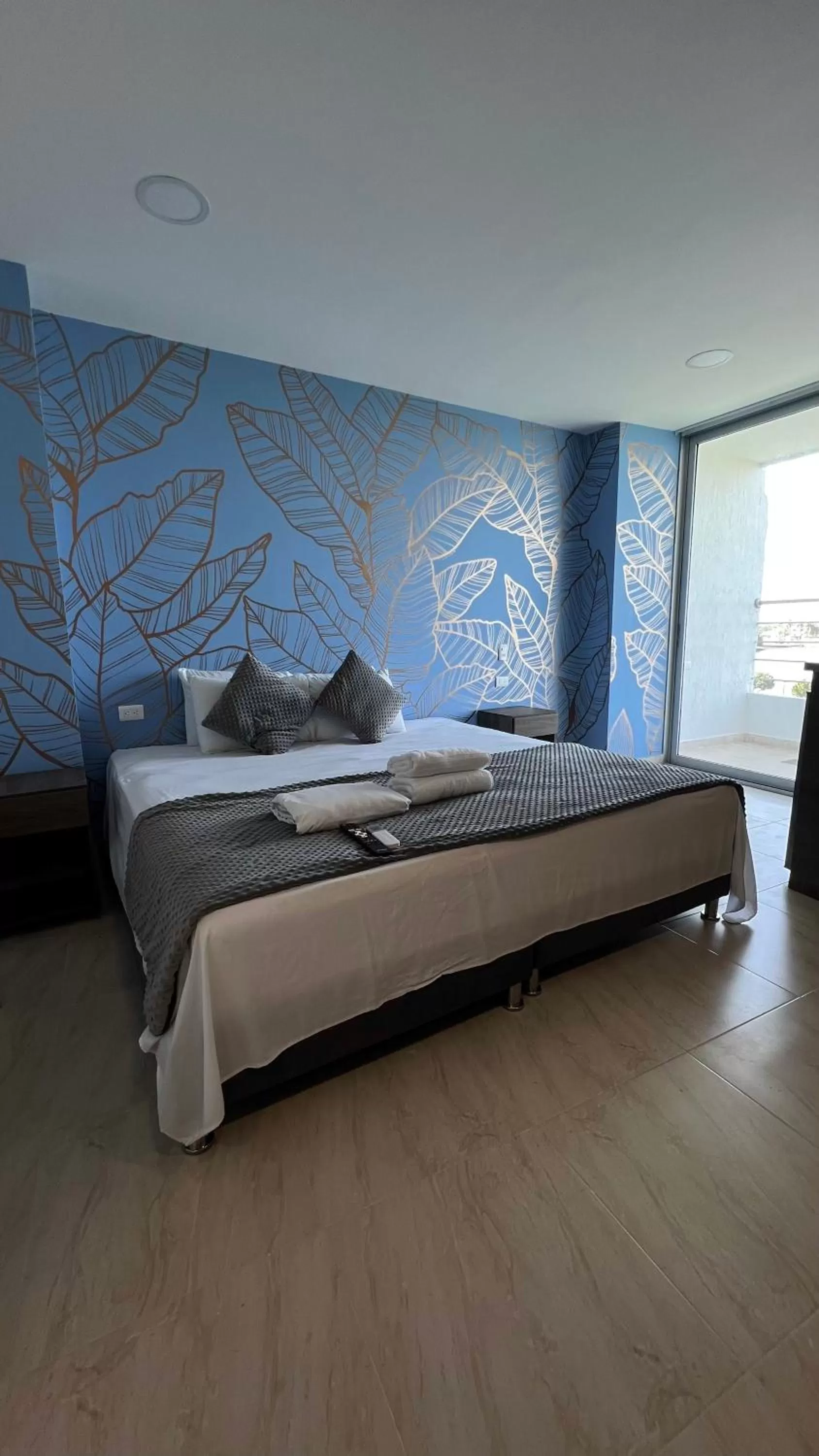 Bed in Bahia 79 Apartasuites Cerca al Centro