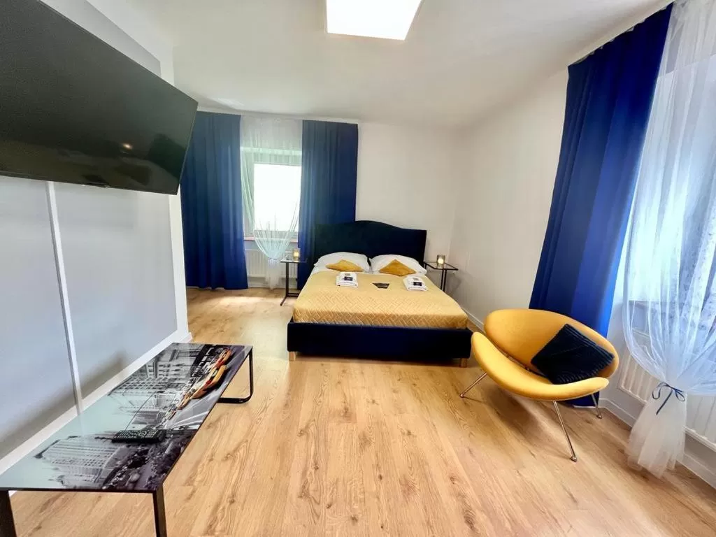 Photo of the whole room, Bed in Great Polonia Strzegom City Center