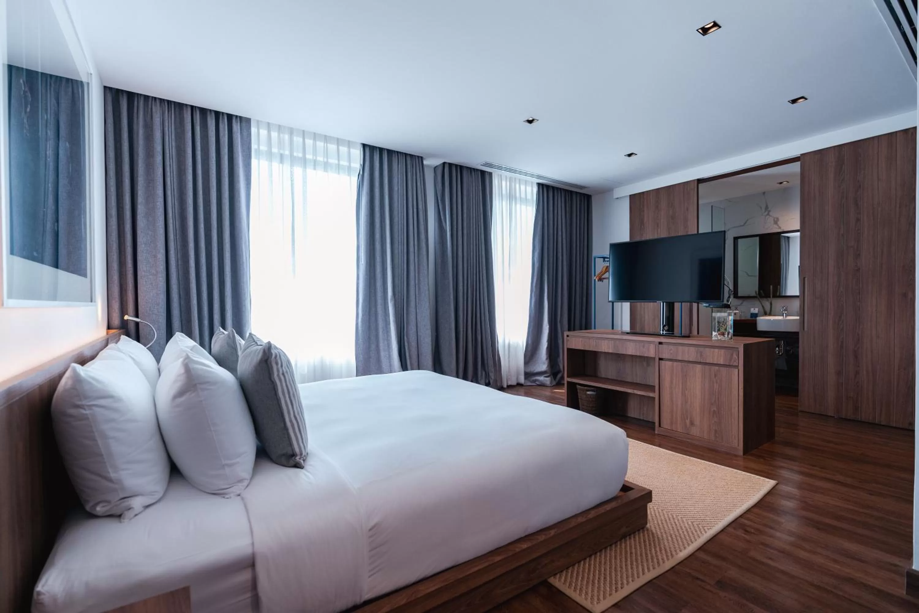 TV and multimedia, Bed in QUU HOTEL Chiang Mai