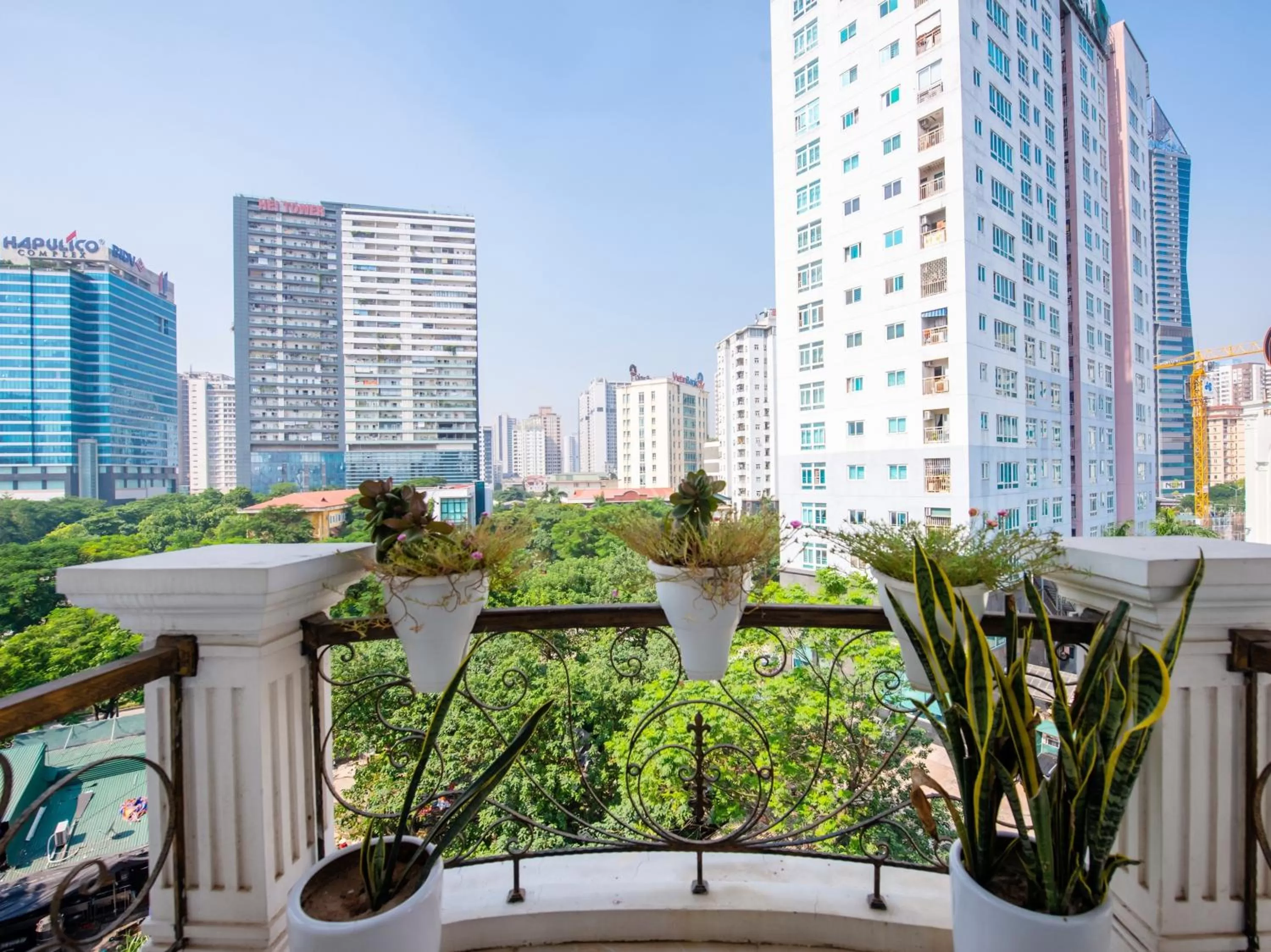 Balcony/Terrace in Hanoi Suji Hotel