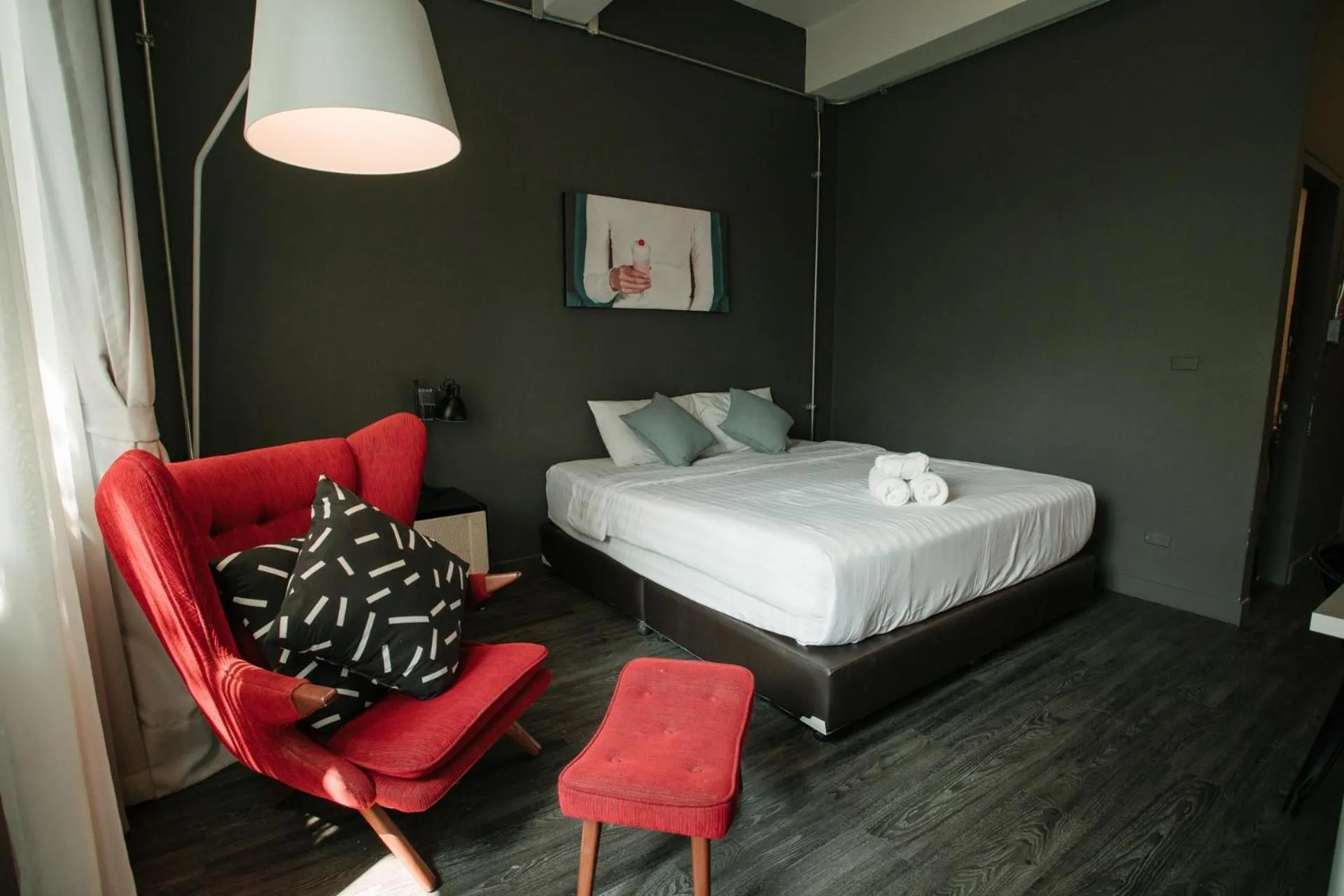 Bed in J Poshtel Chiangmai