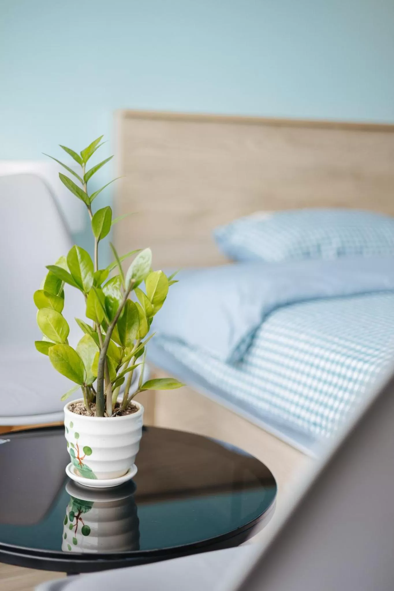 Bed in LUCK APART 8 - Hanoi Westlake Balcony Studio