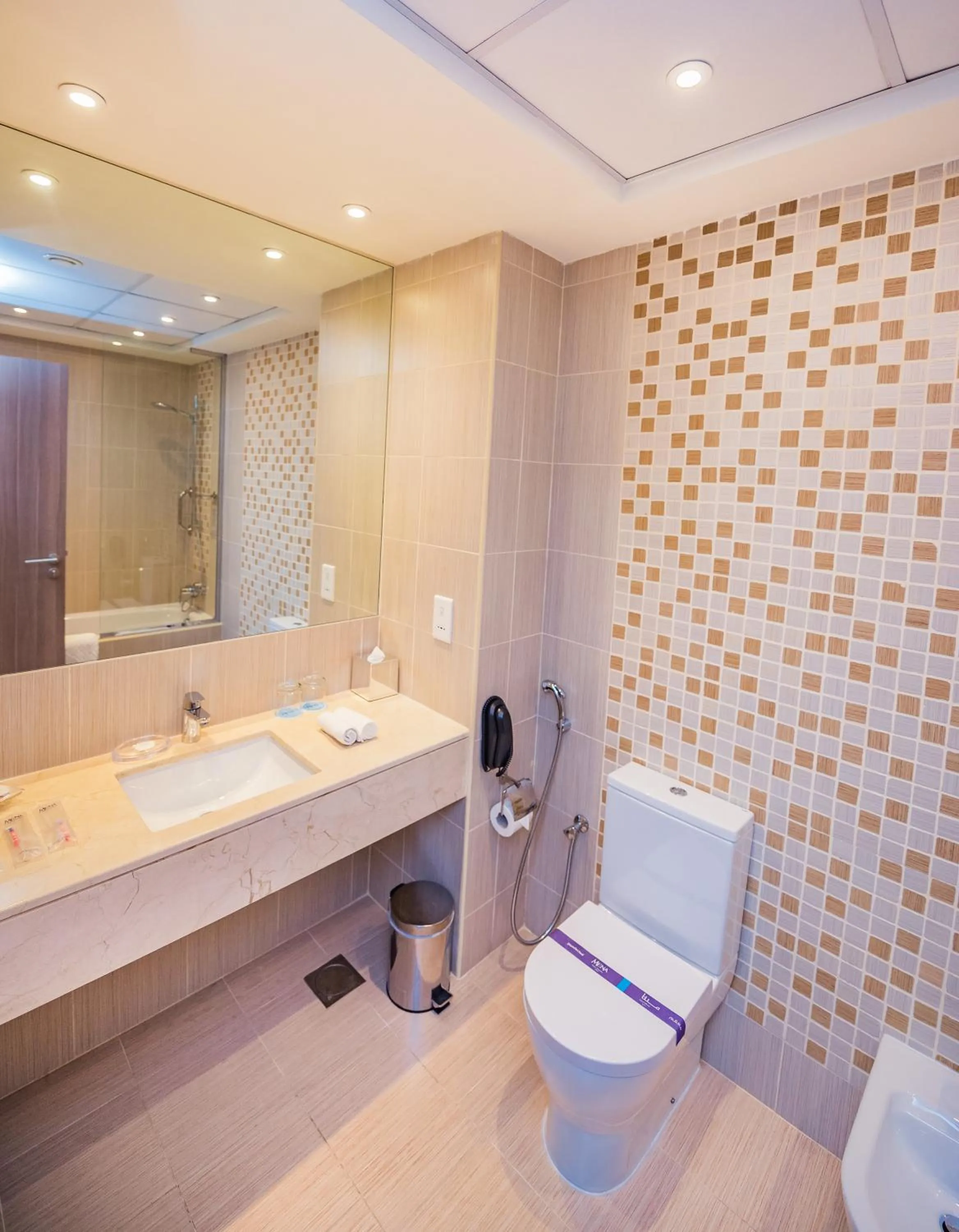Bathroom in MENA Plaza Hotel Albarsha At The Mall
