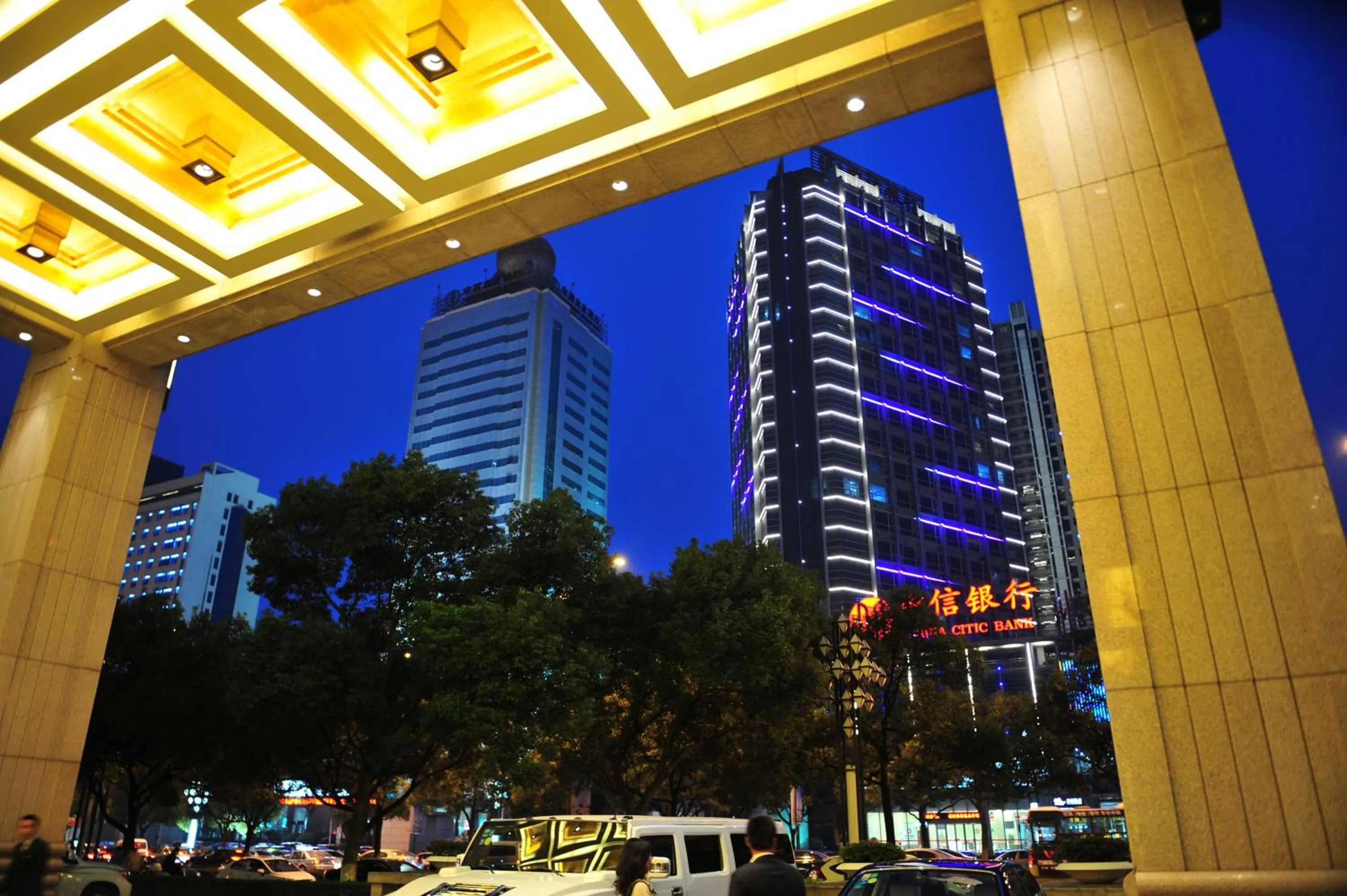 Facade/entrance in Wealthy All Suite Hotel Suzhou