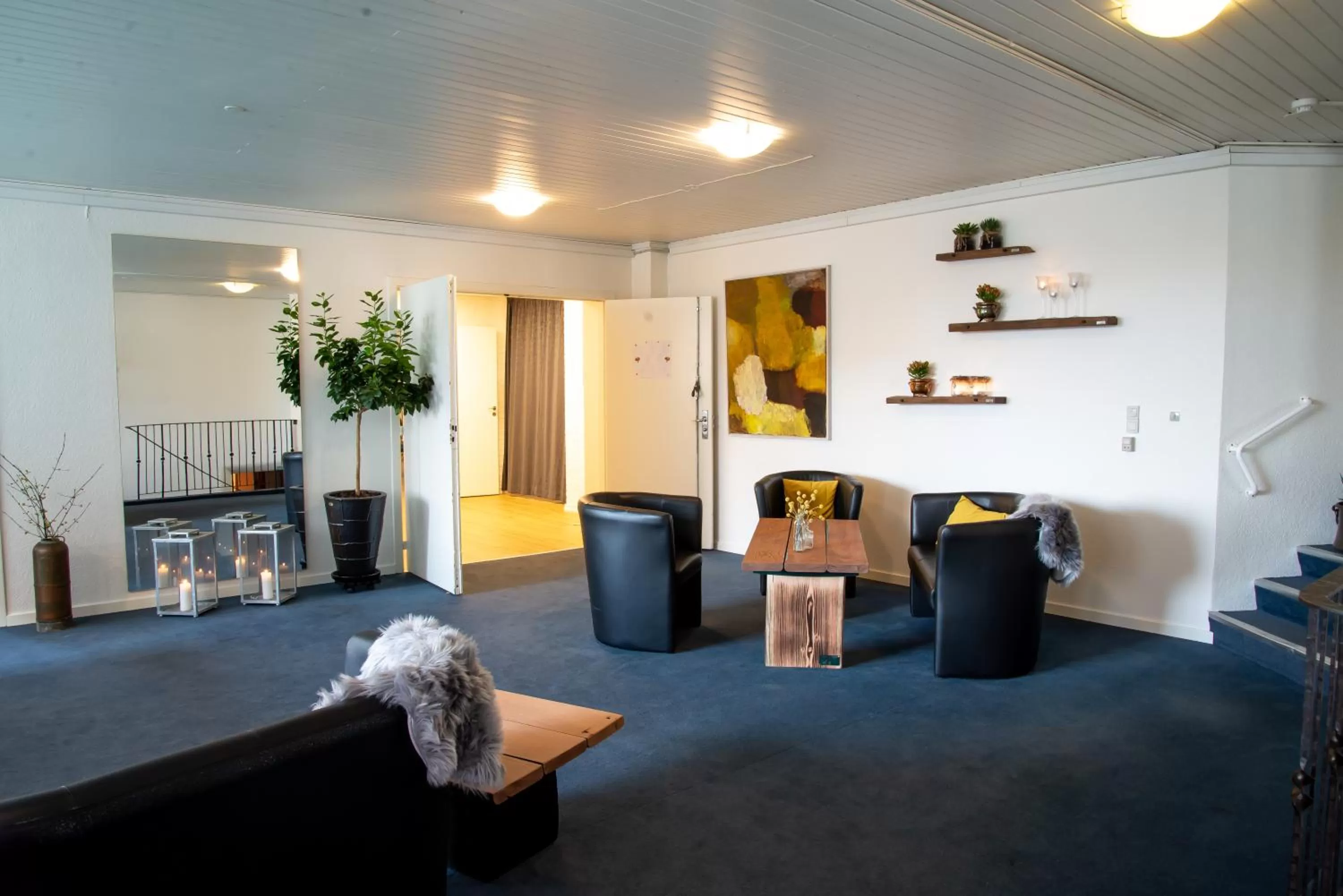 Living room in Hotel Vildbjerg