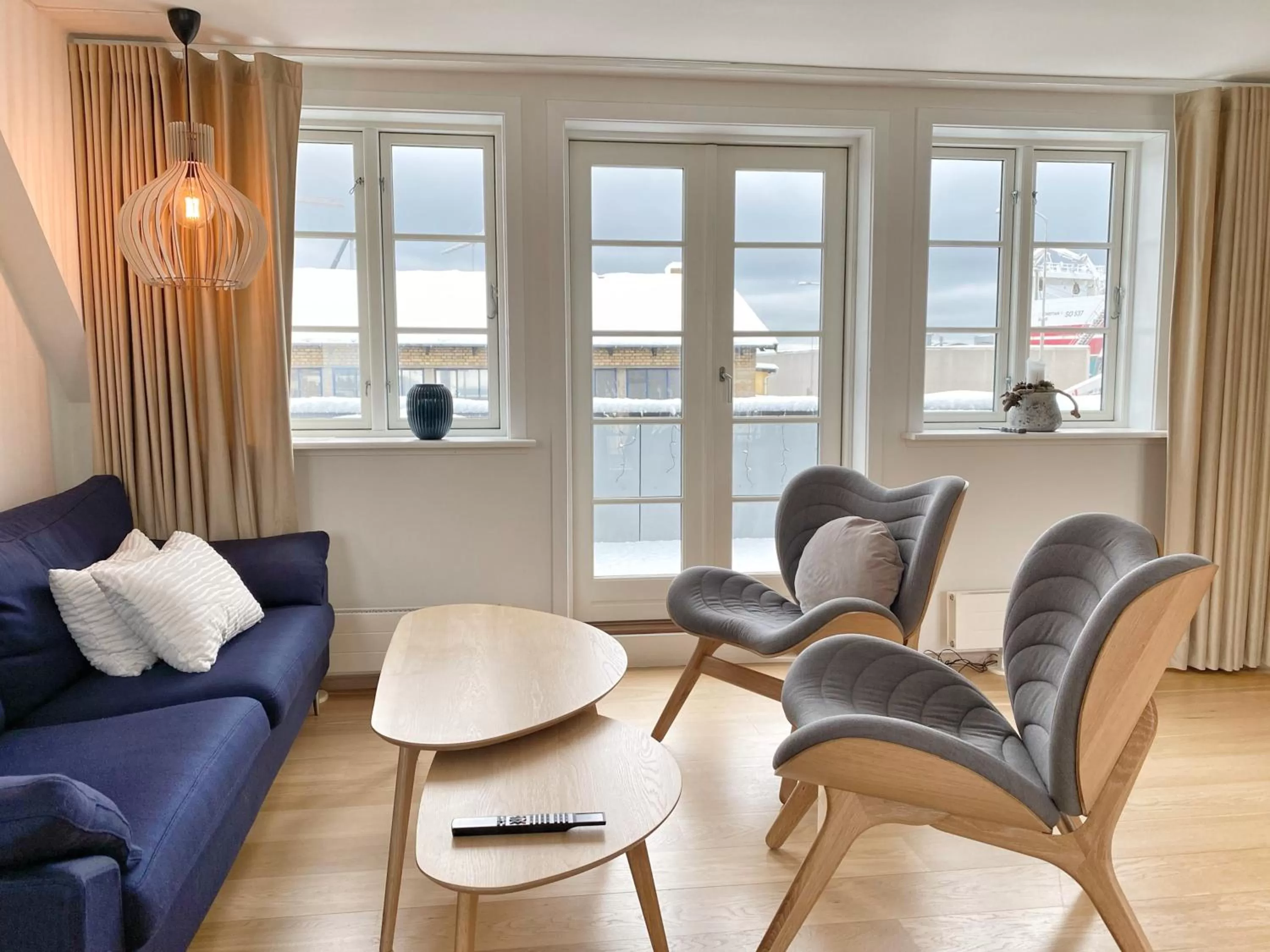 Living room in Skagen Harbour Hotel