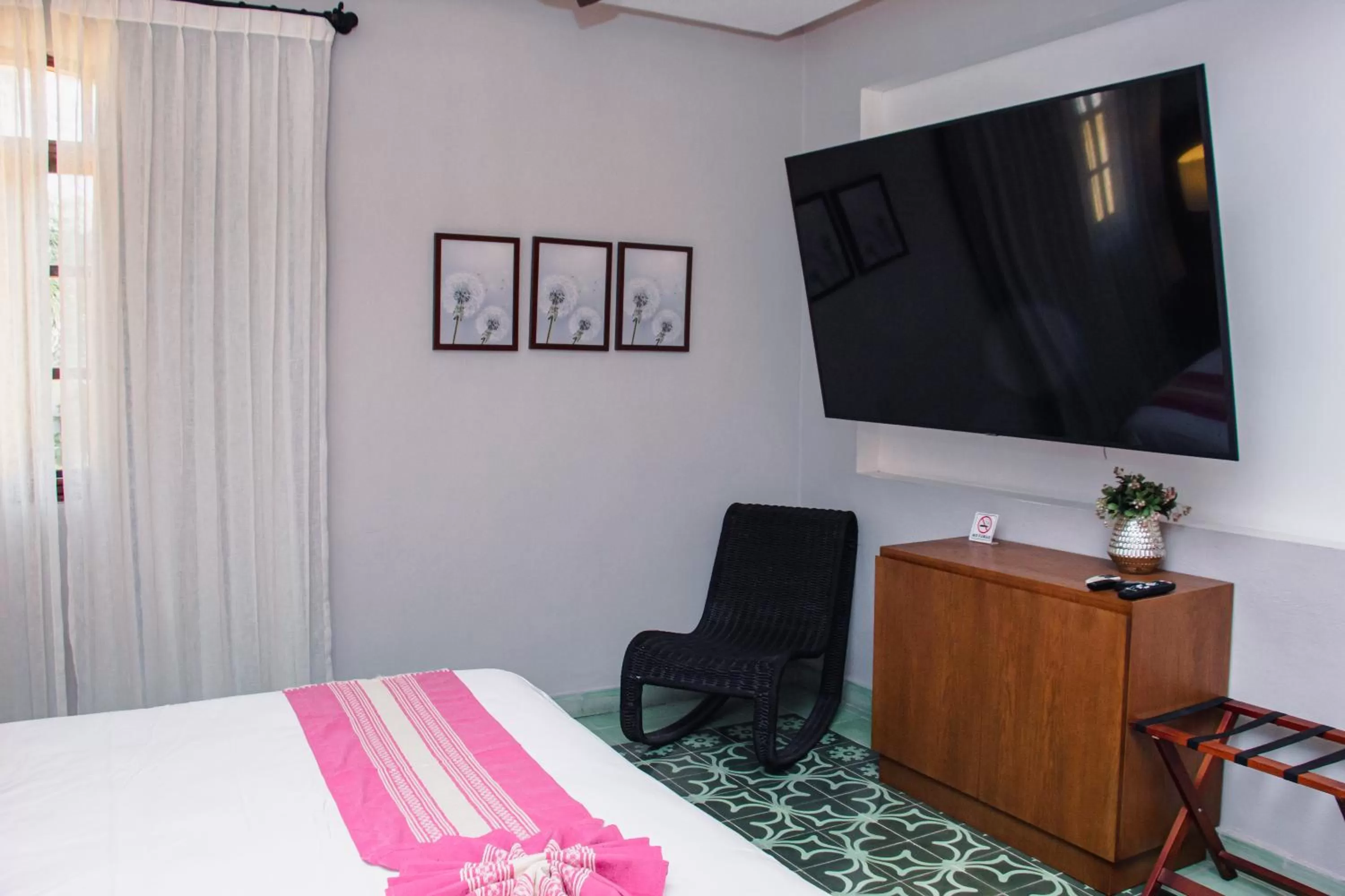 Bed in Hotel Marionetas