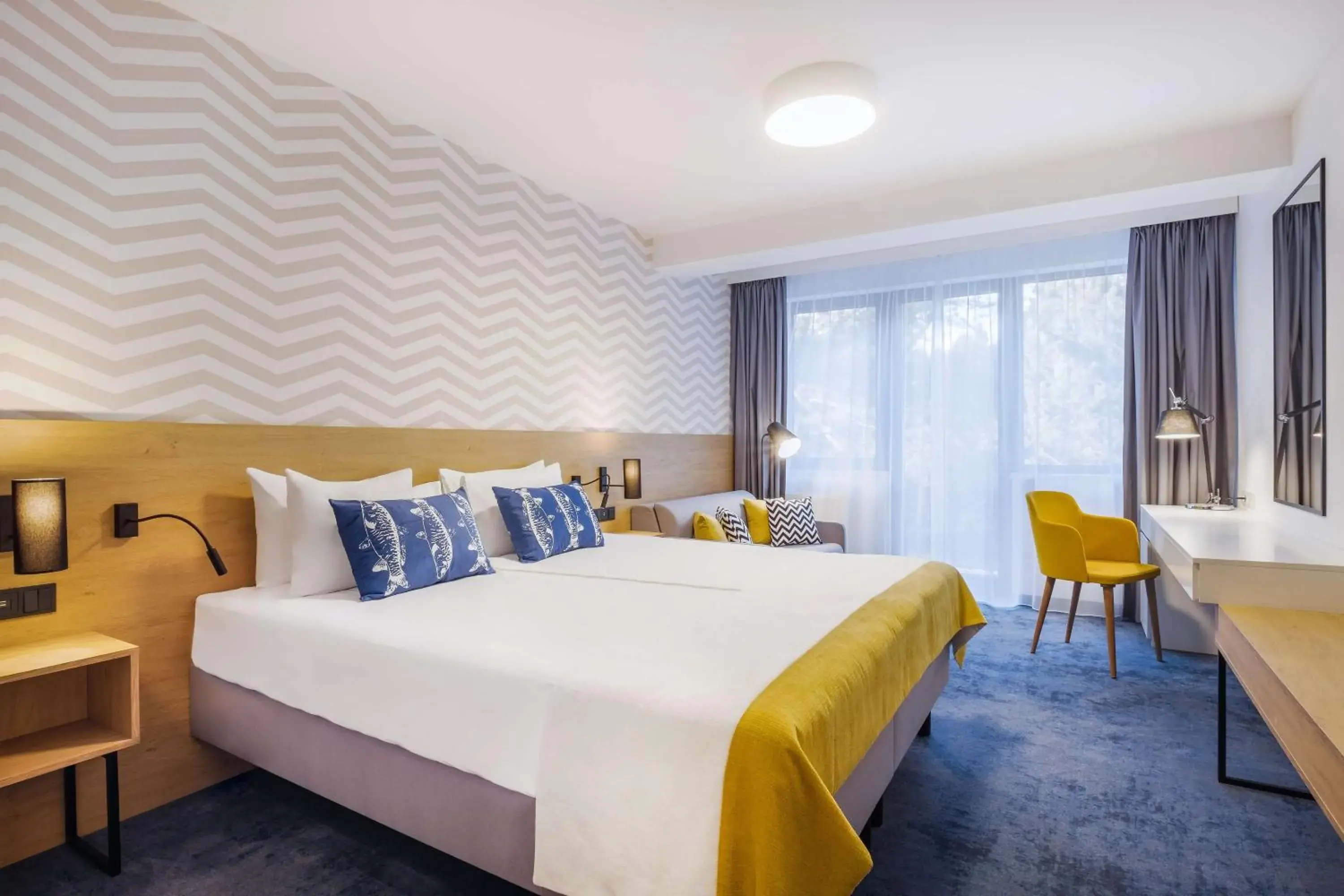 Premium King Room with Sofa Bed and Balcony - Forest View in Best Western Hotel Jurata Premium King Room with Sofa Bed and Balcony - Forest View in Best Western Hotel Jurata