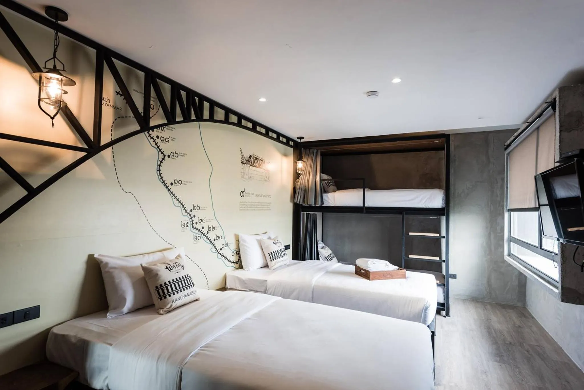 Bed in Westory Design Poshtel