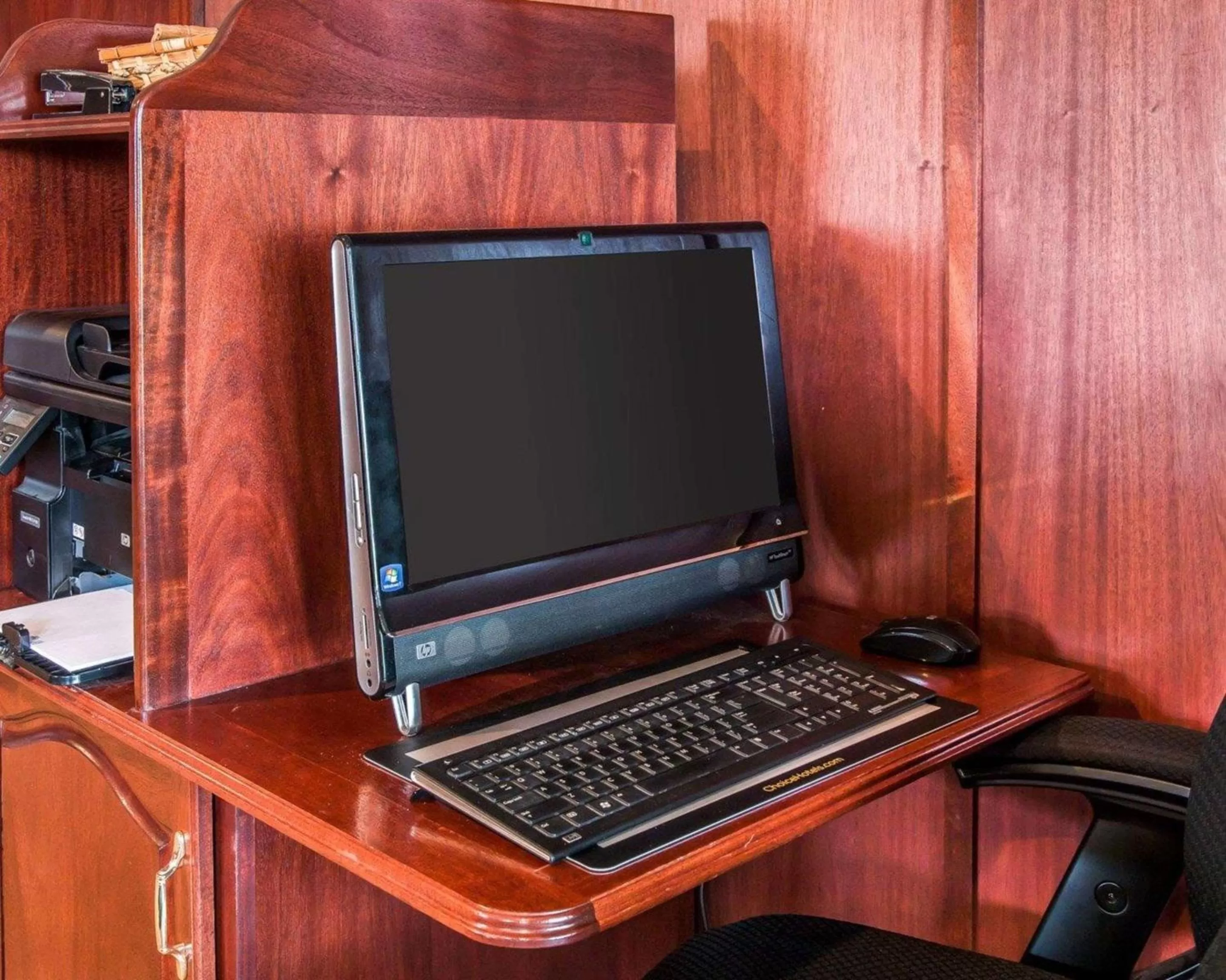 On site in Clarion Hotel Mackinaw City Beachfront