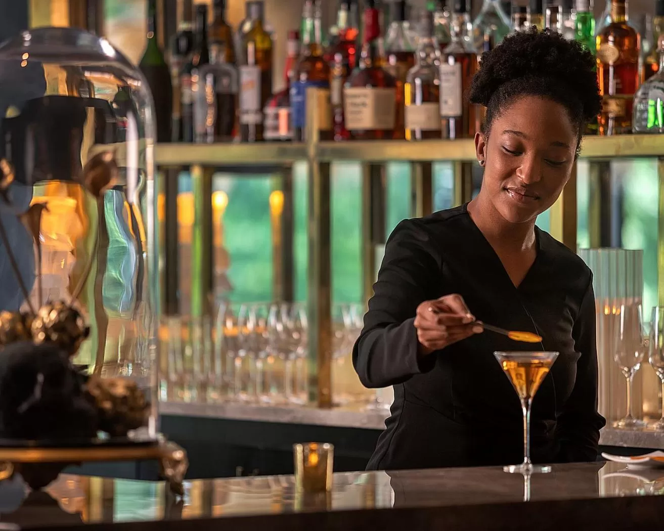 Lounge or bar in Four Seasons Boston