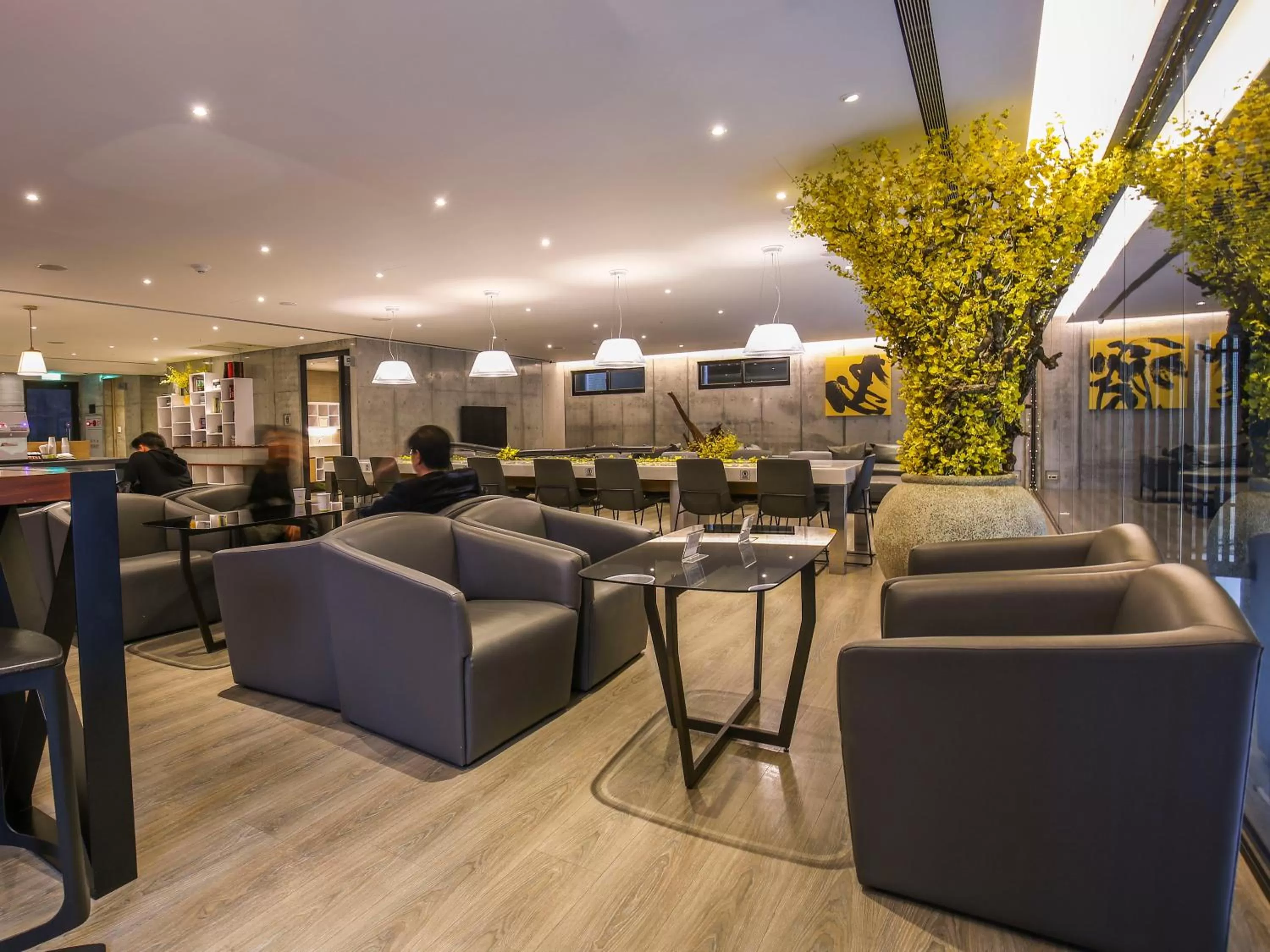 Communal lounge/ TV room in CityInn Hotel Plus- Fuxing North Road Branch