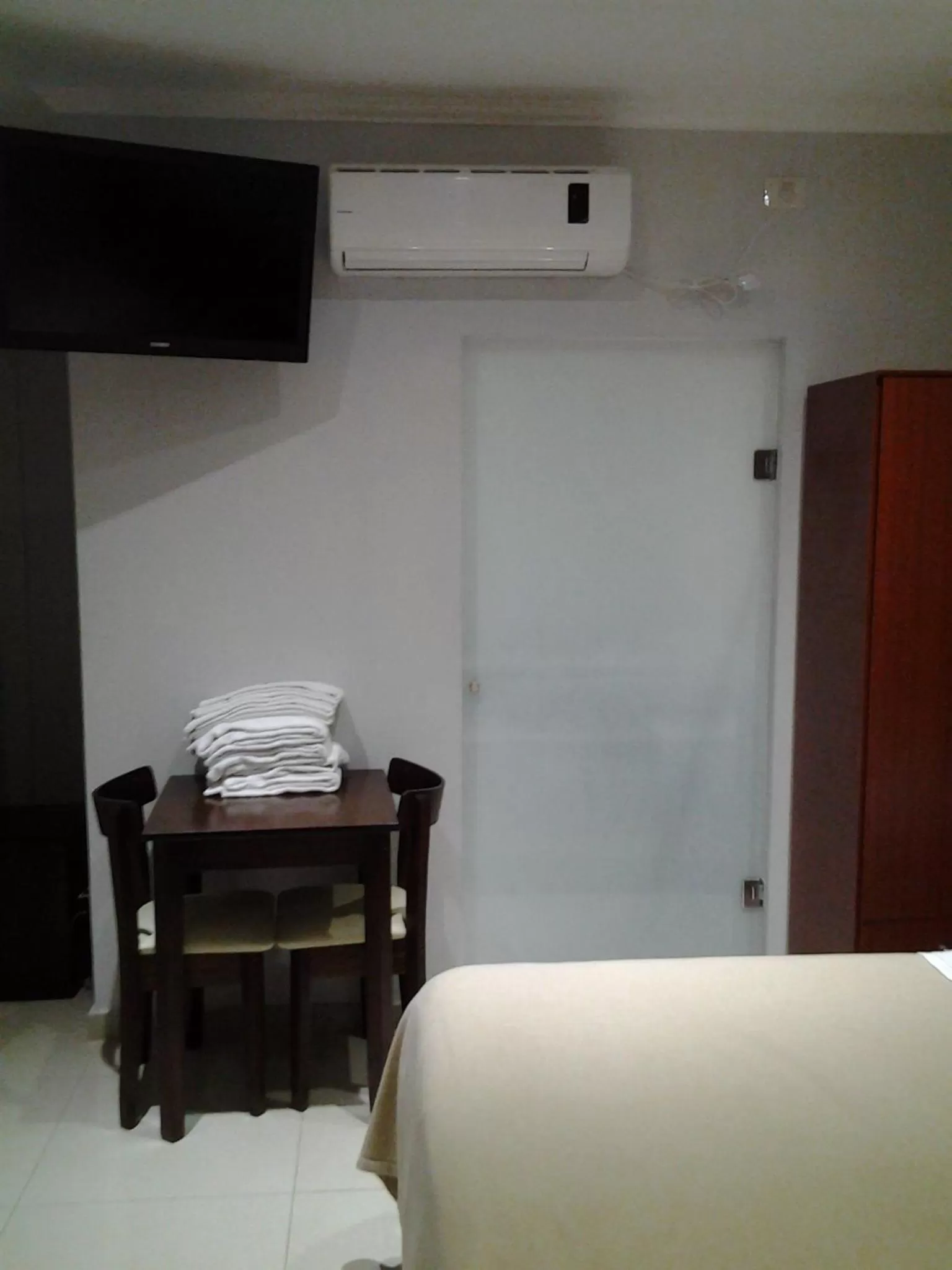 Decorative detail, TV/Entertainment Center in Hotel Athos