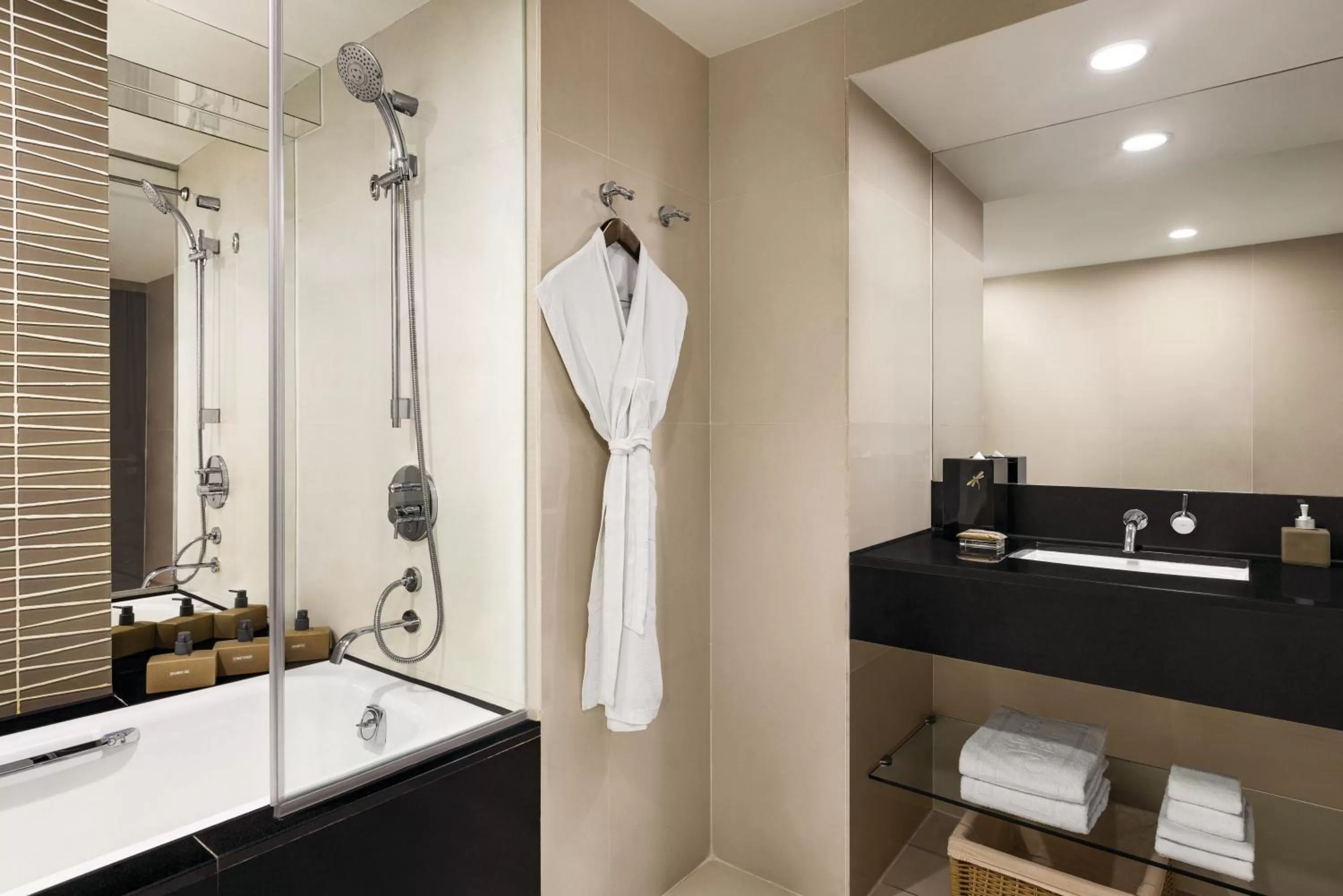 Bathroom in Jen Maldives Male by Shangri-La