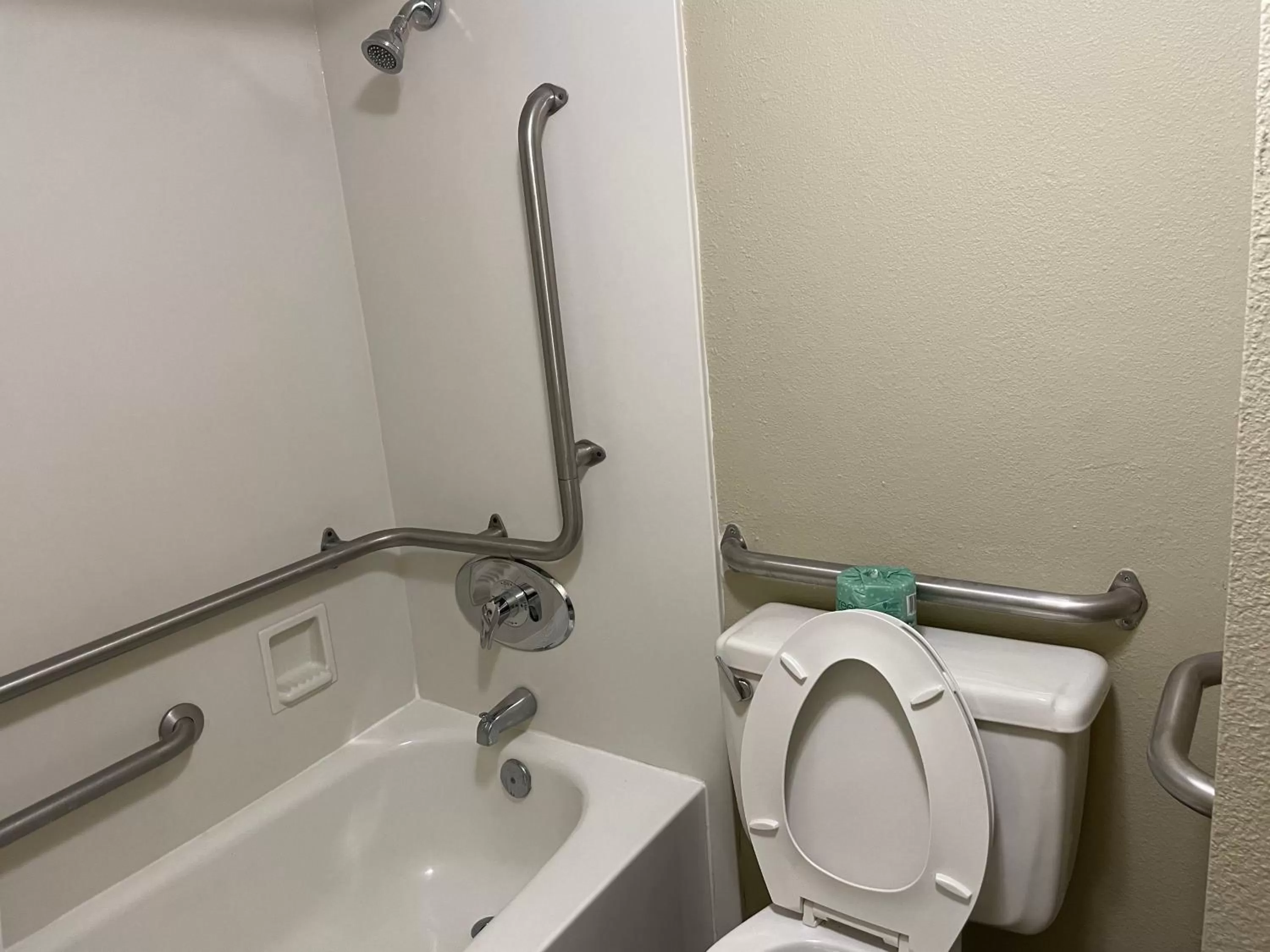 Bathroom in Travelodge by Wyndham Tuscaloosa