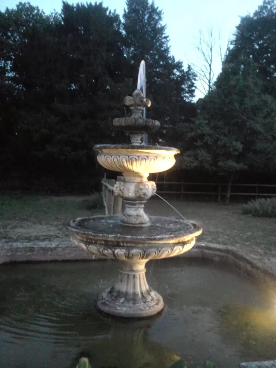 Garden view in Manoir de la Peignie