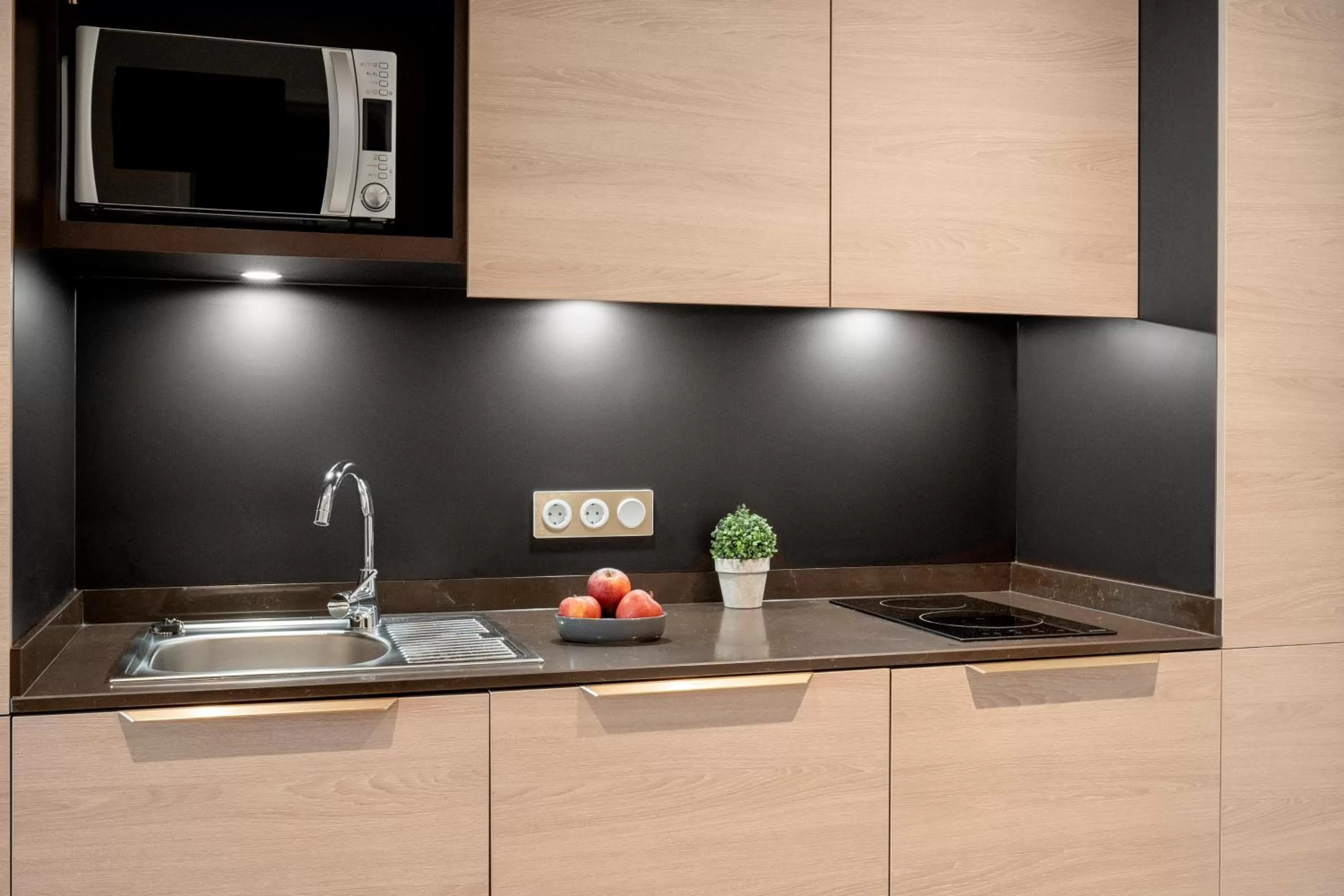 Kitchen or kitchenette in Residhome Luxembourg Esch-Belval