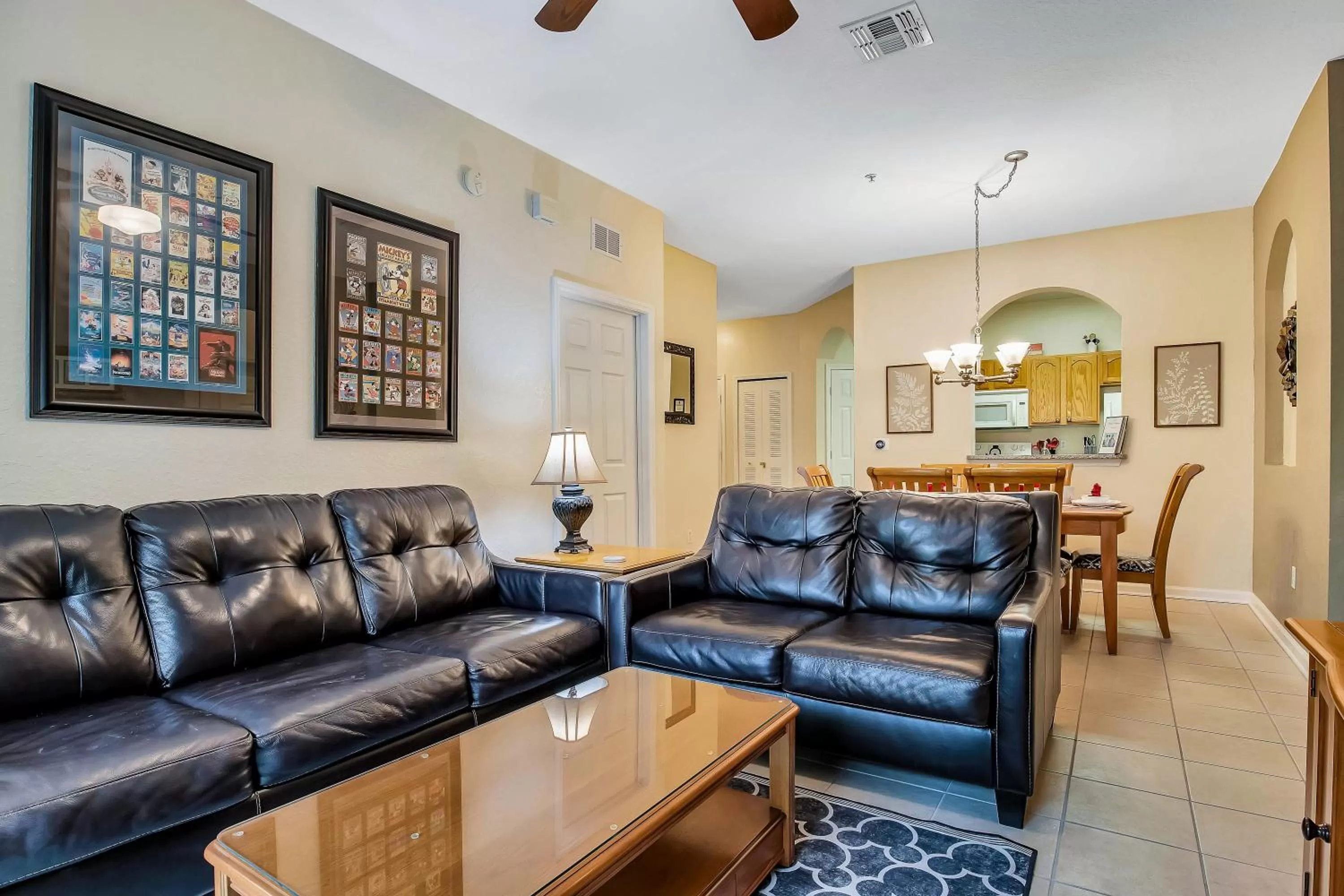 Living room in Magical Adventure Condo w Waterpark near Disney No Resort Fees